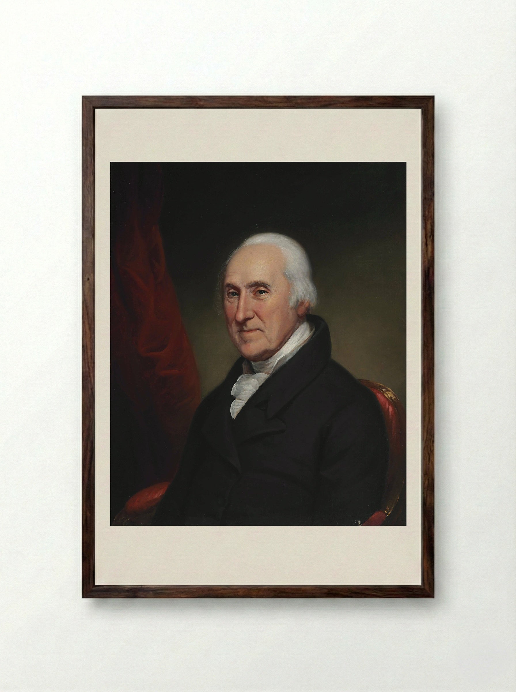 Edward Burd - Charles Willson Peale - Framed Print Dark Wood