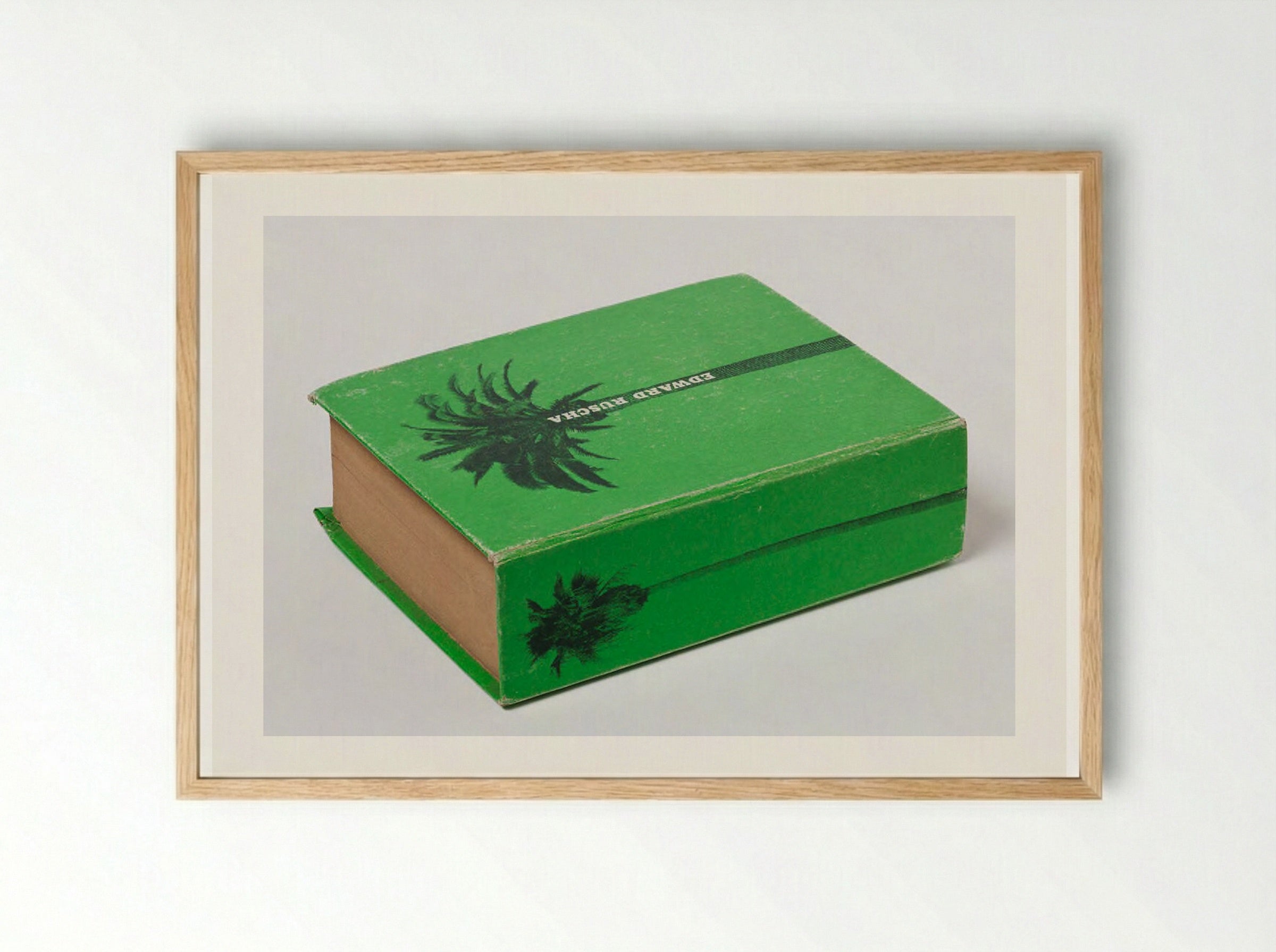 Edward Ruscha (Young Artist) - Edward Ruscha - Framed Print Wood