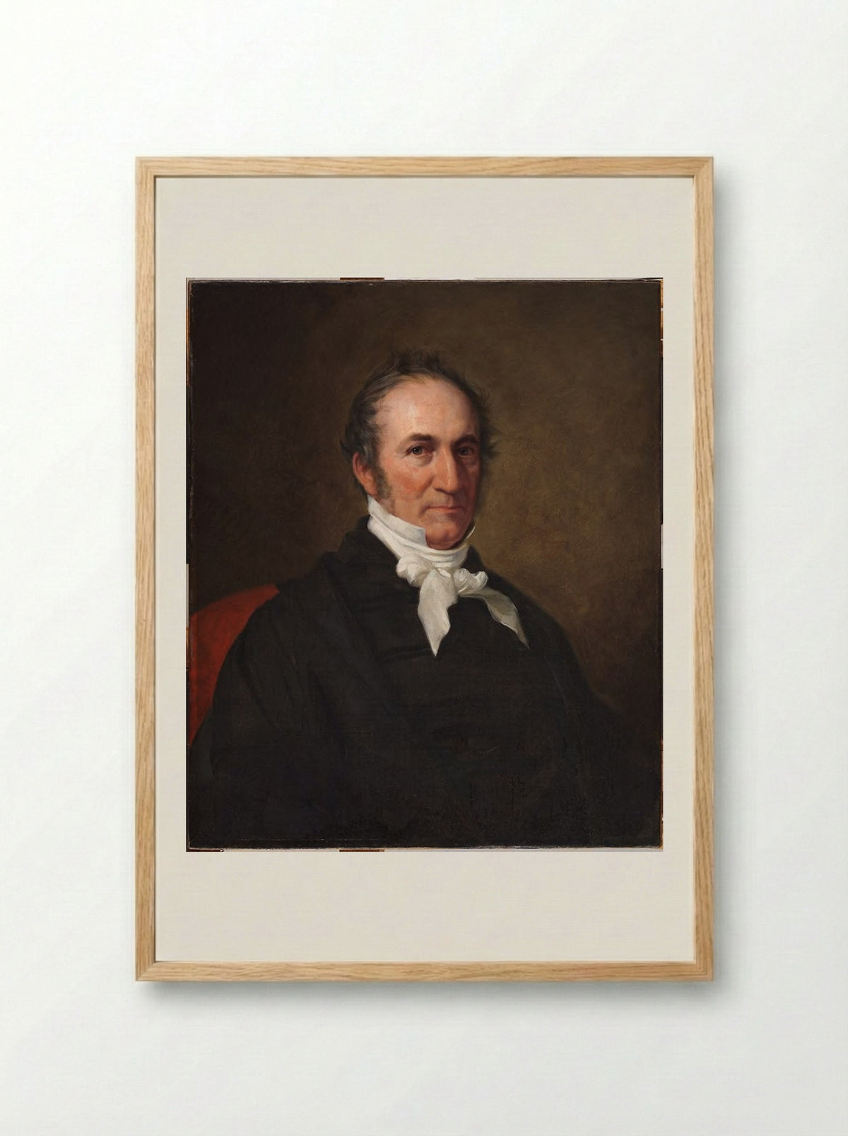 Edward Tyrell Channing - George Peter Alexander Healy - Framed Print Wood