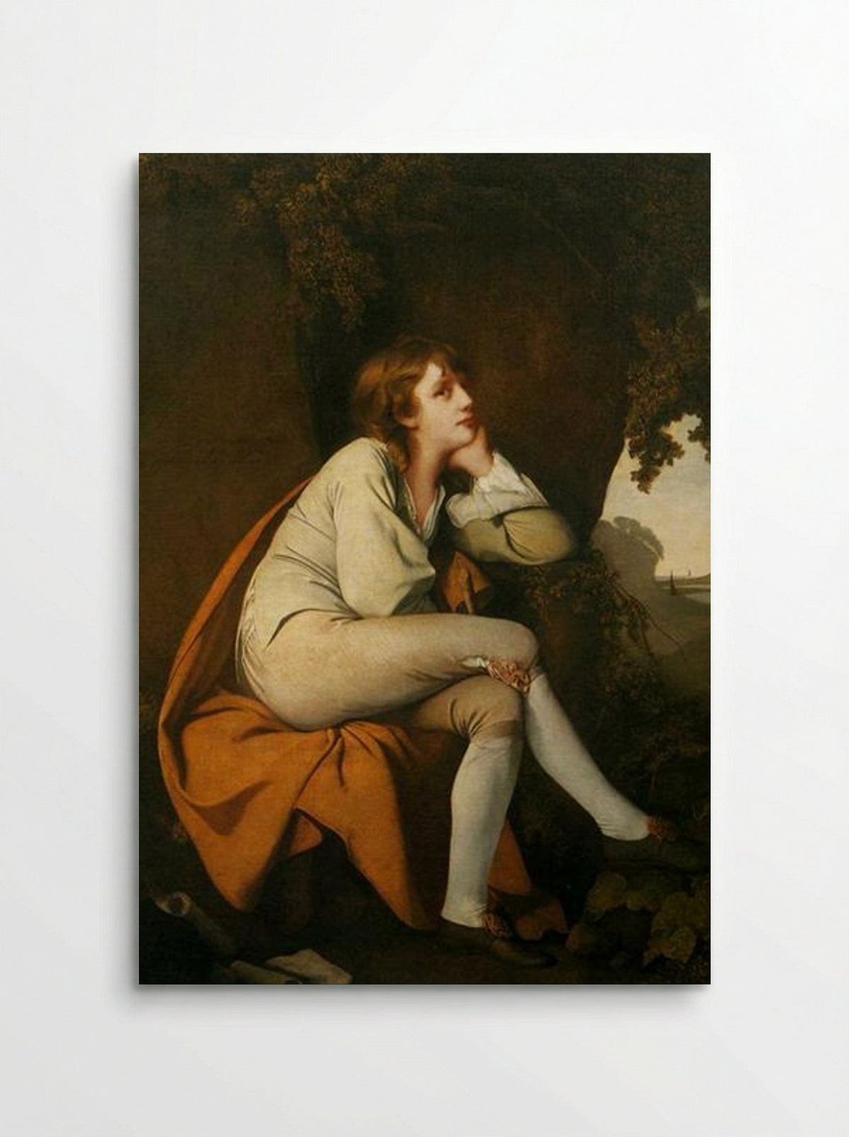 Edwin, from 'Minstrel' by Dr. Beattie - Joseph Wright of Derby - Poster