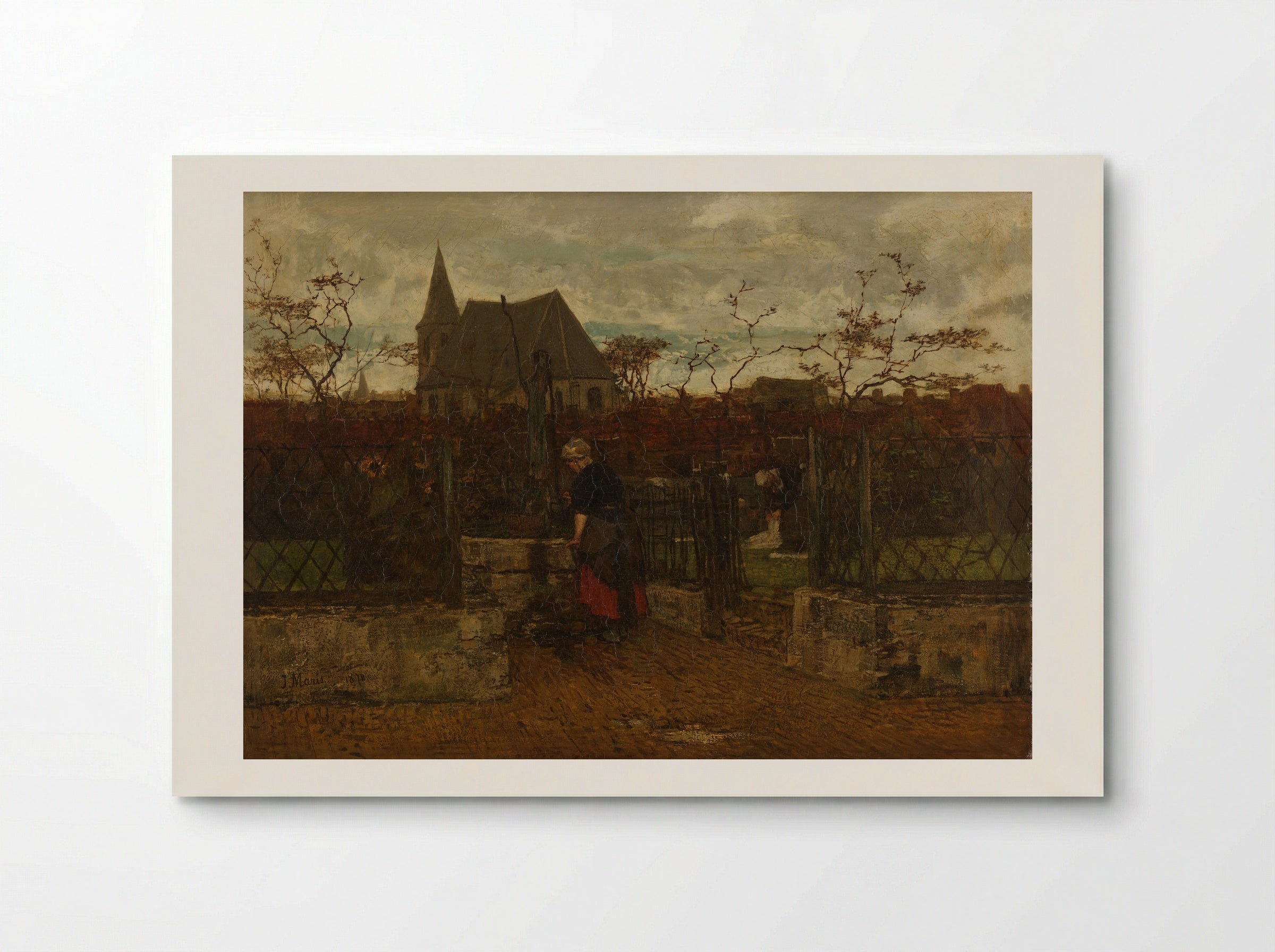 Een bleekveld (Bleaching Field) - Jacob Maris - Poster
