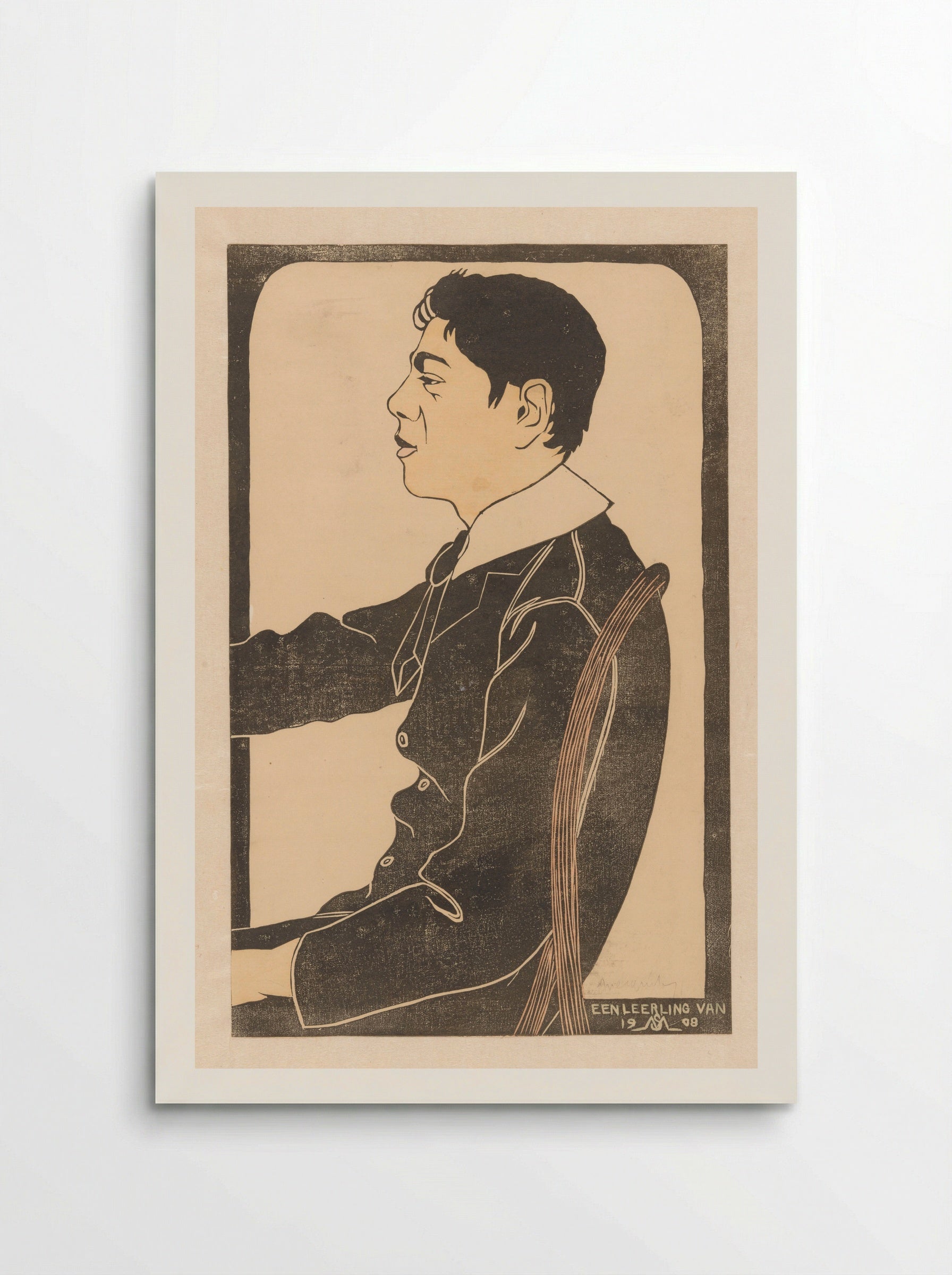 Een leerling van 1908 - Samuel Jessurun de Mesquita - Poster