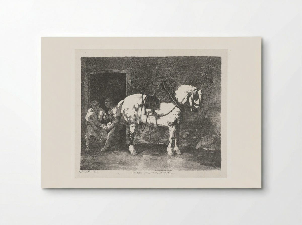 Een paard wordt beslagen (The Farrier) - François Jean Villain - Poster