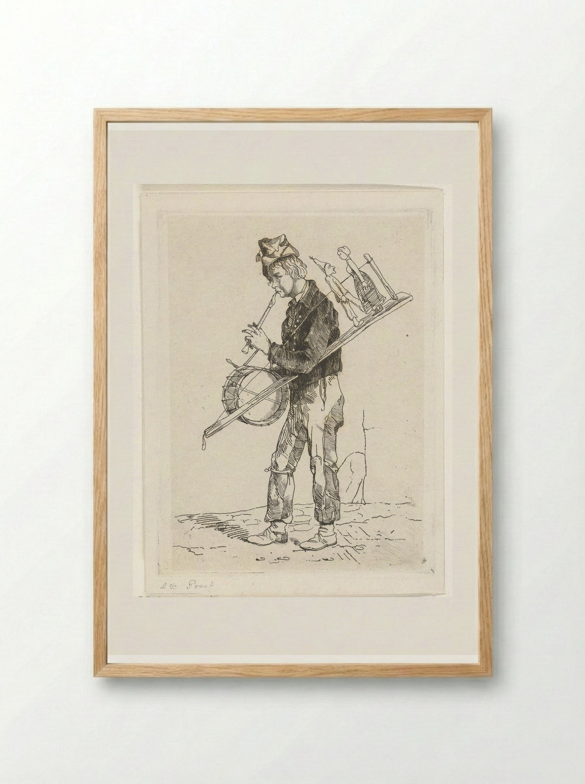 Eenmansorkest - Jacobus Ludovicus Cornet - Framed Print Wood