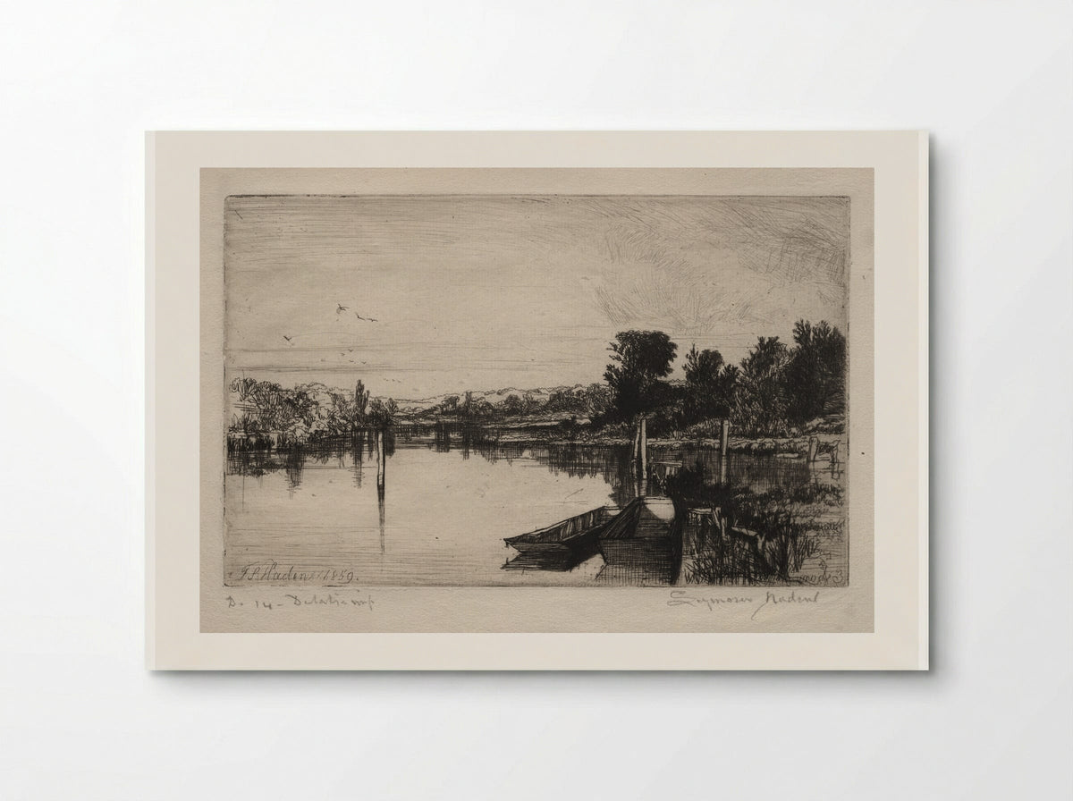Egham - Francis Seymour Haden - Poster
