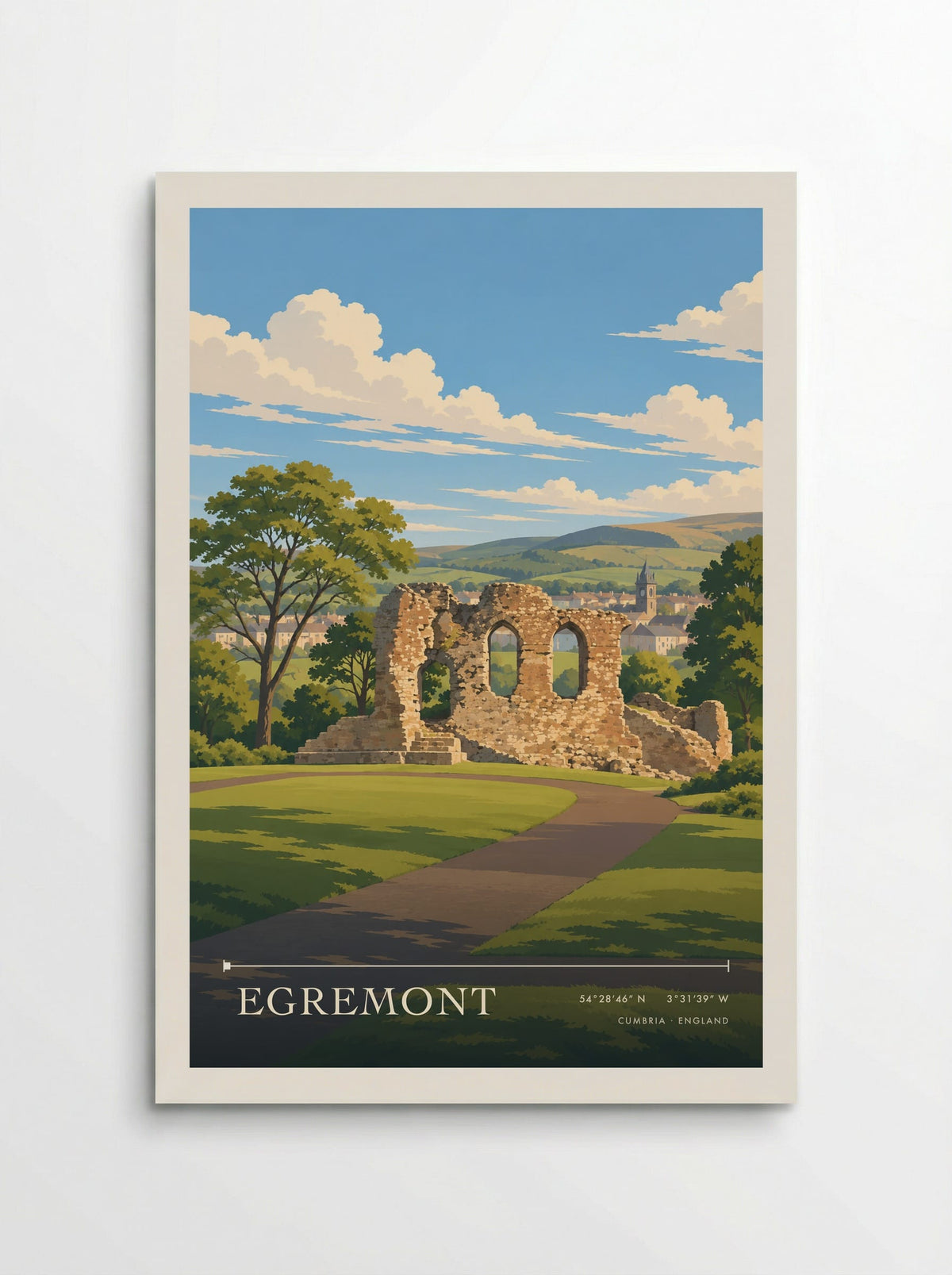 Egremont, Cumbria | Travel Poster - Poster
