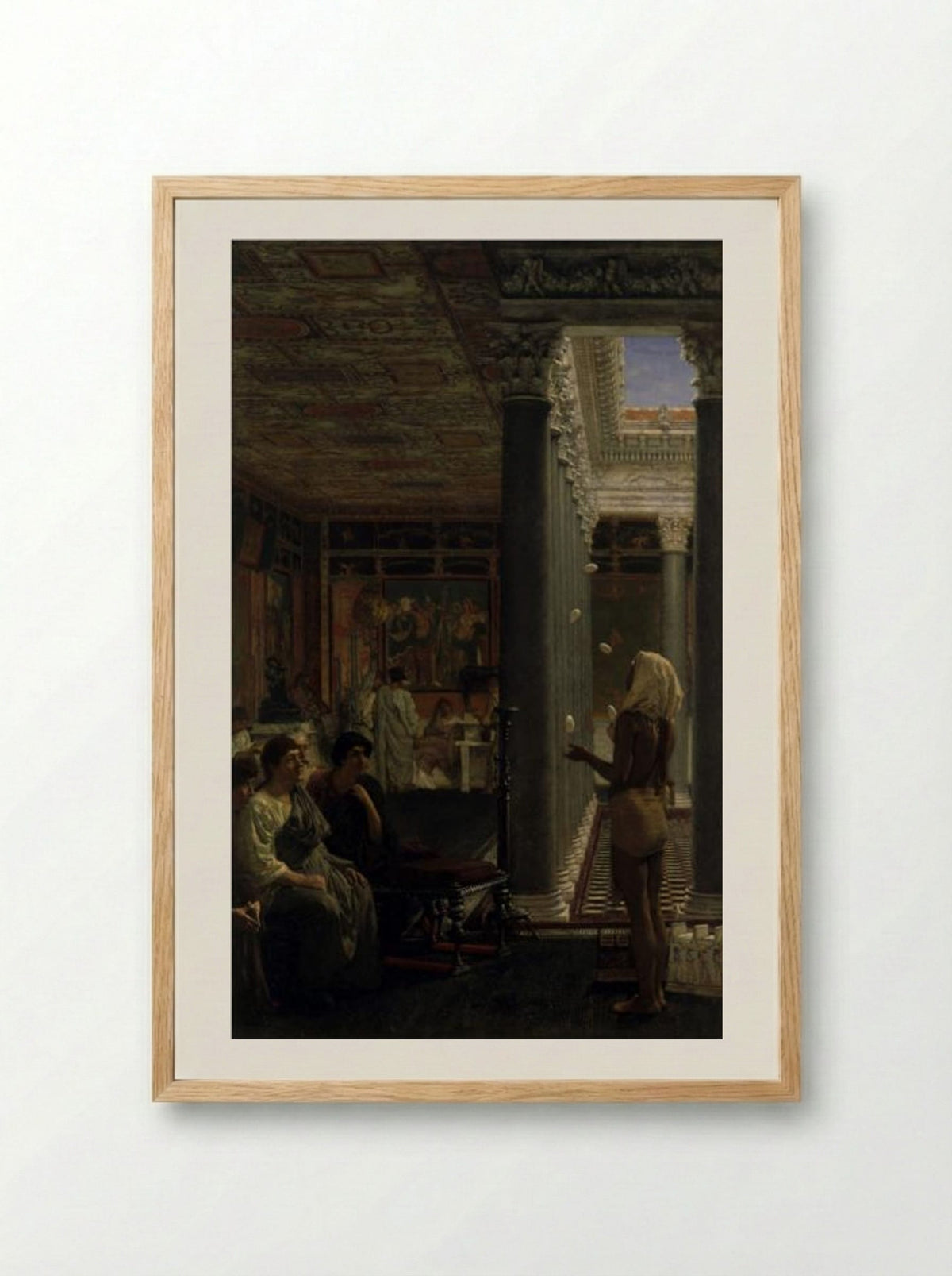 Egyptian Juggler - Sir Lawrence Alma-Tadema - Framed Print Wood