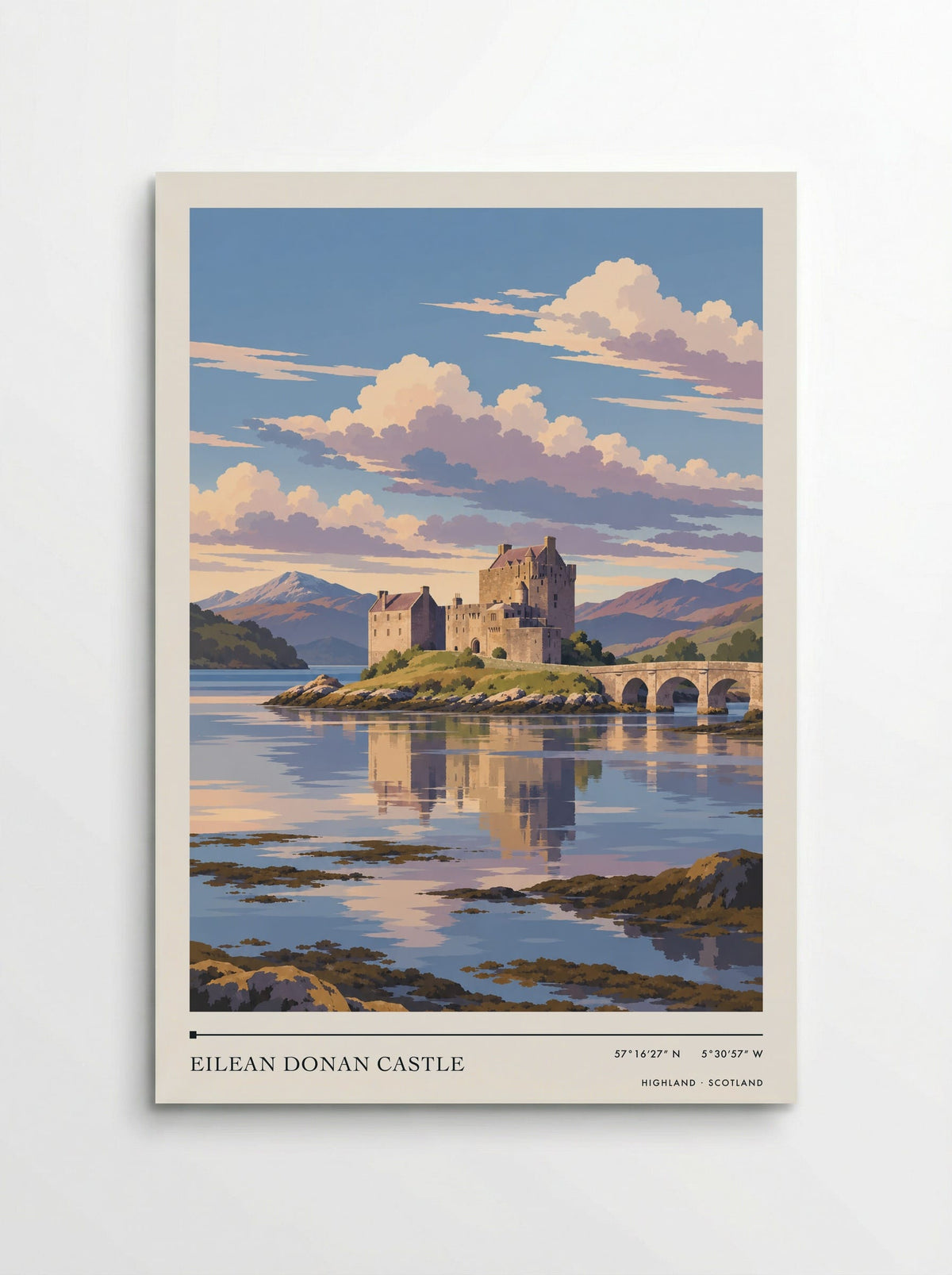 Eilean Donan Castle, Highland | Travel Poster - Poster