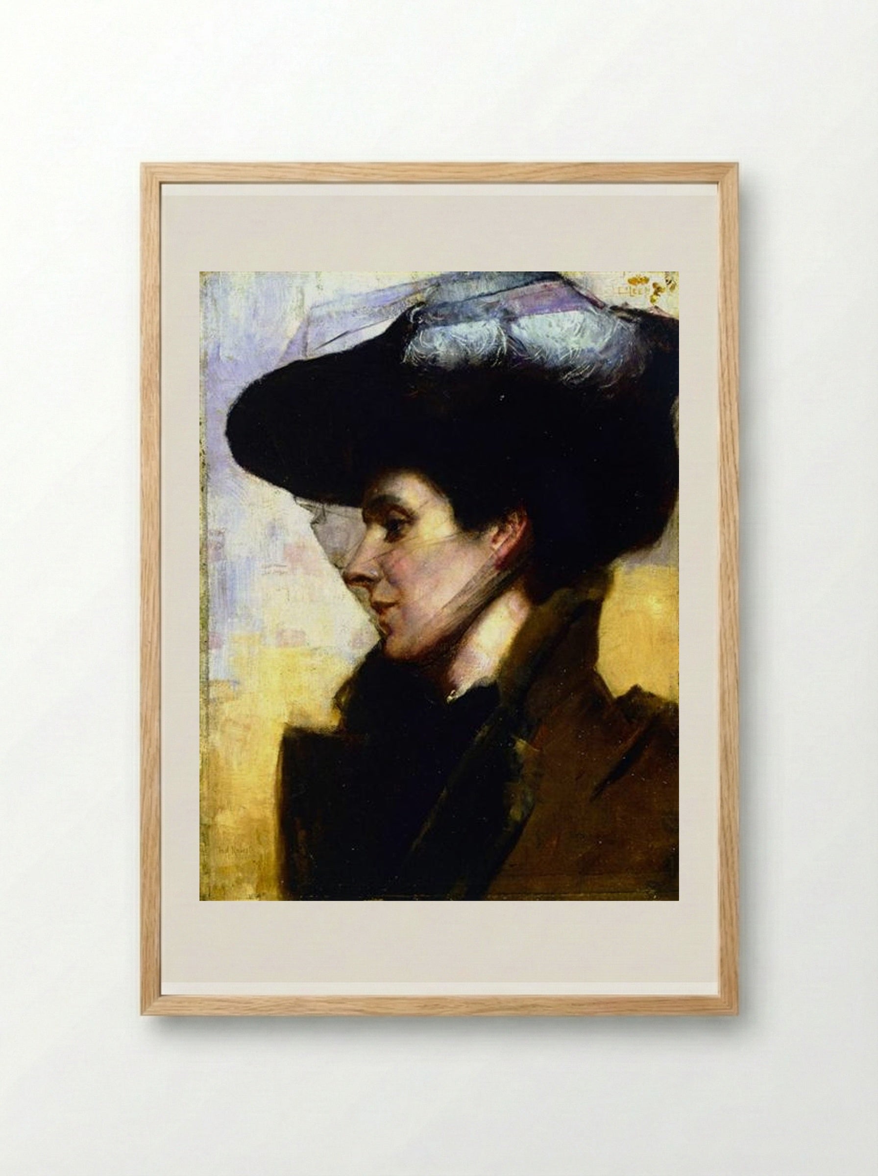 Eileen - Tom Roberts - Framed Print Wood