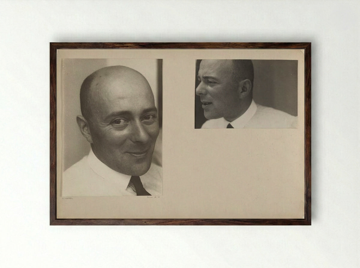El Lissitzky, Dessau - Josef Albers - Framed Print Dark Wood