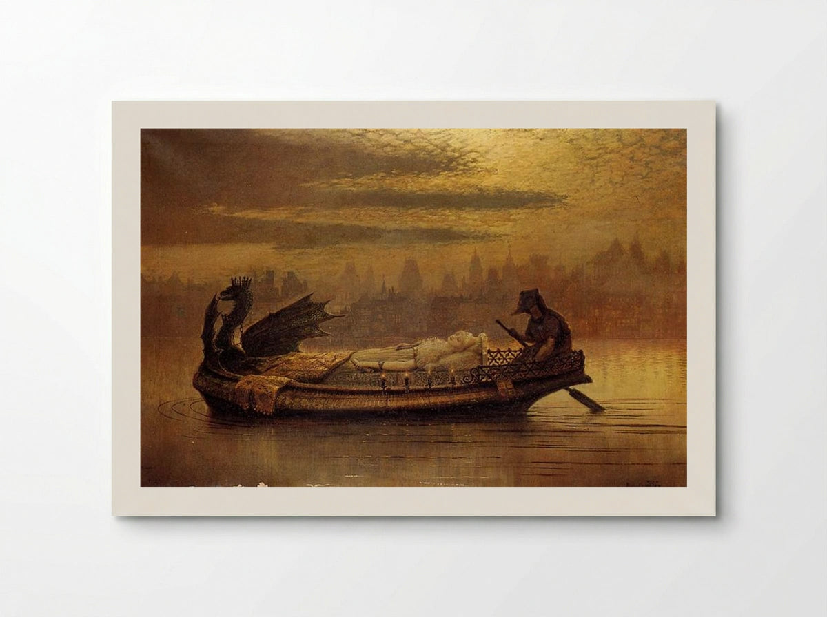 Elaine - John Atkinson Grimshaw - Poster