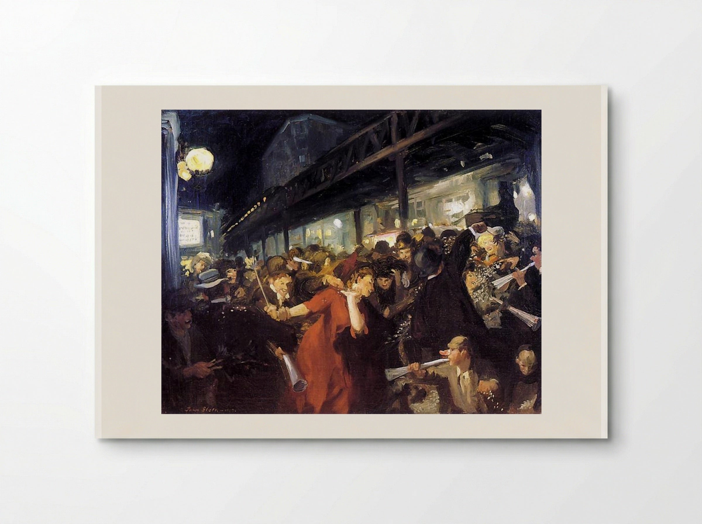Election Night - John French Sloan - Poster