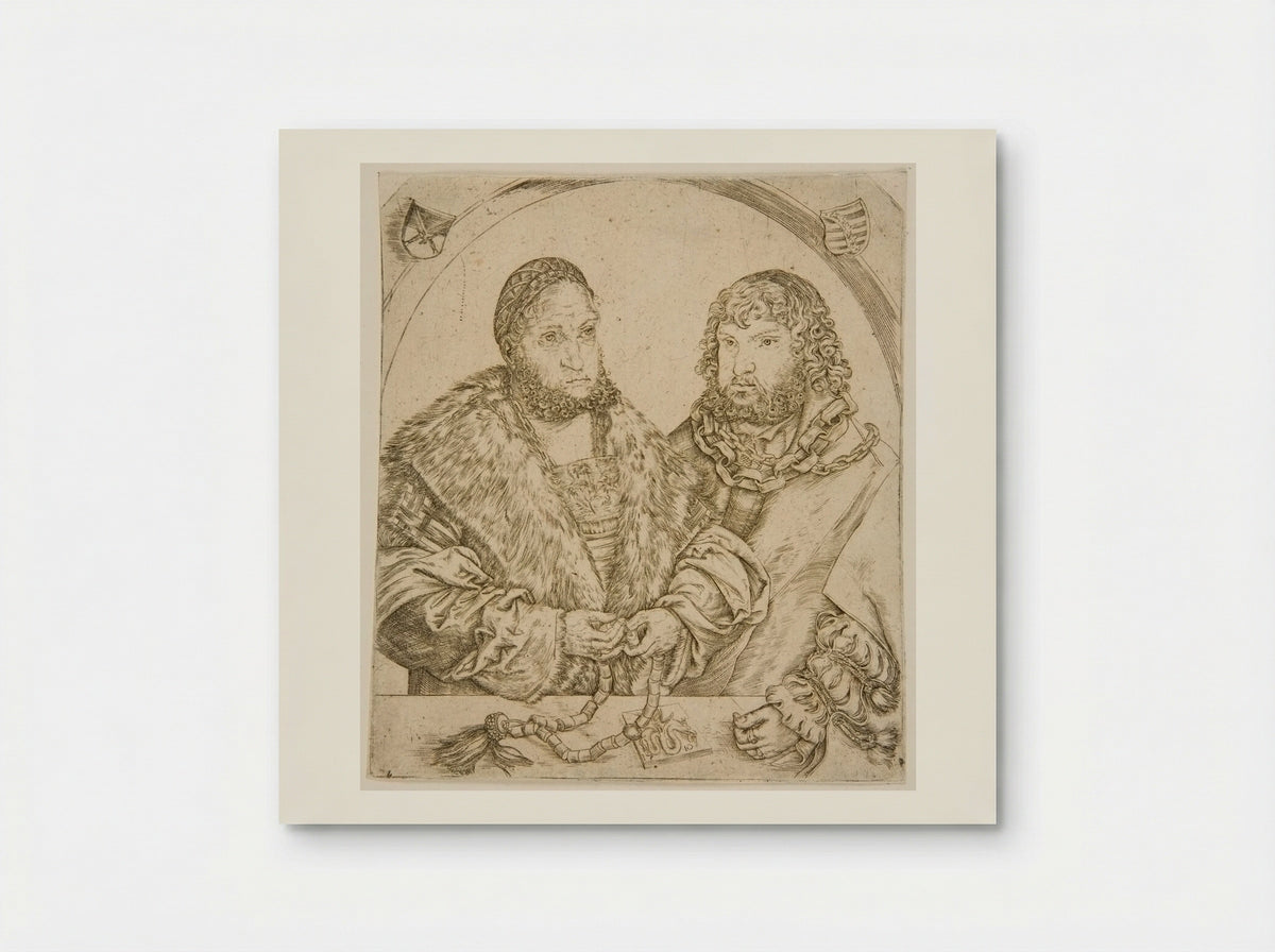 Electors Frederick III, the Wise, and his brother John the Constant - Lucas Cranach the Elder - Poster