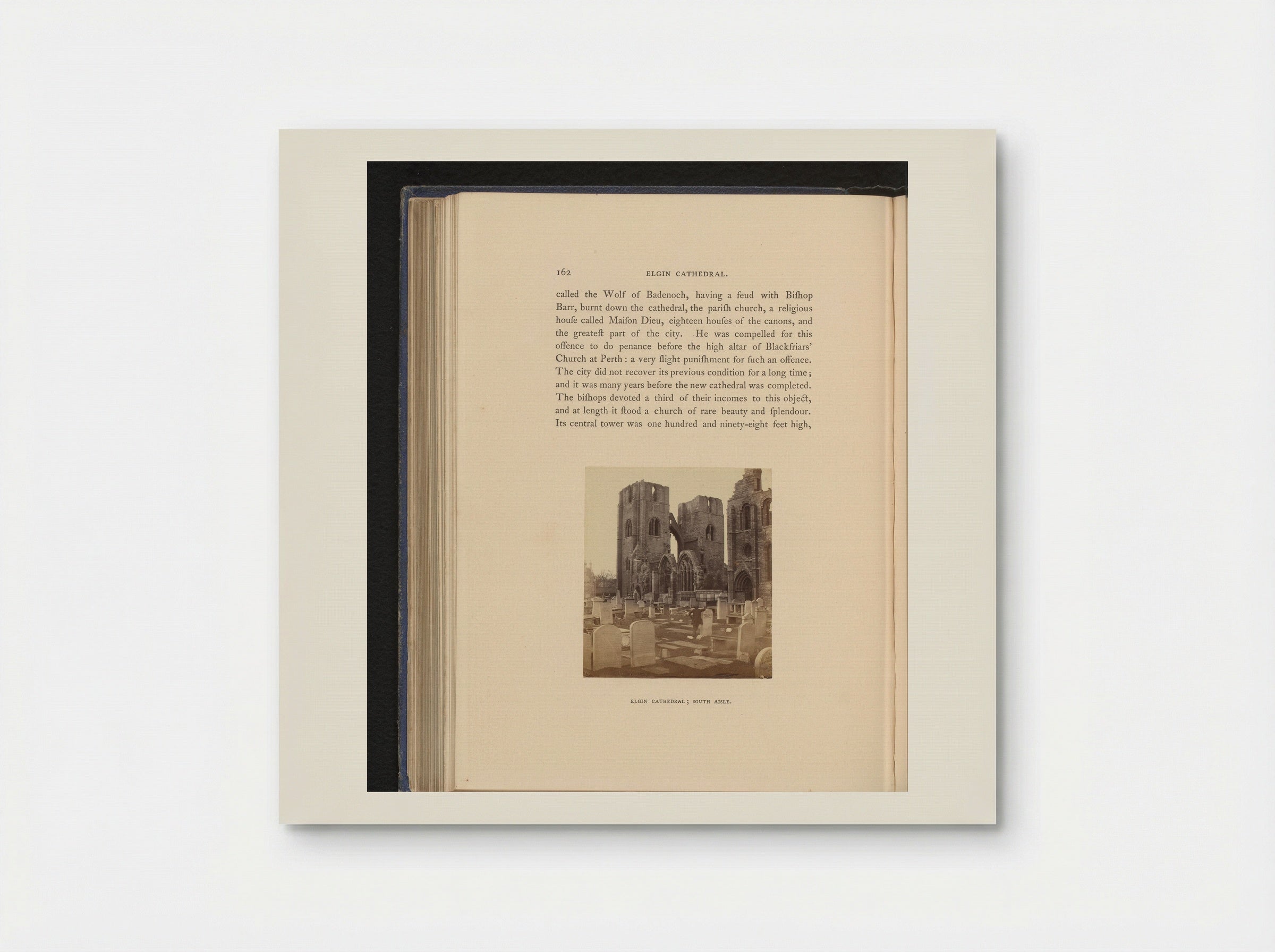 Elgin Cathedral; South Aisle - George Washington Wilson - Poster