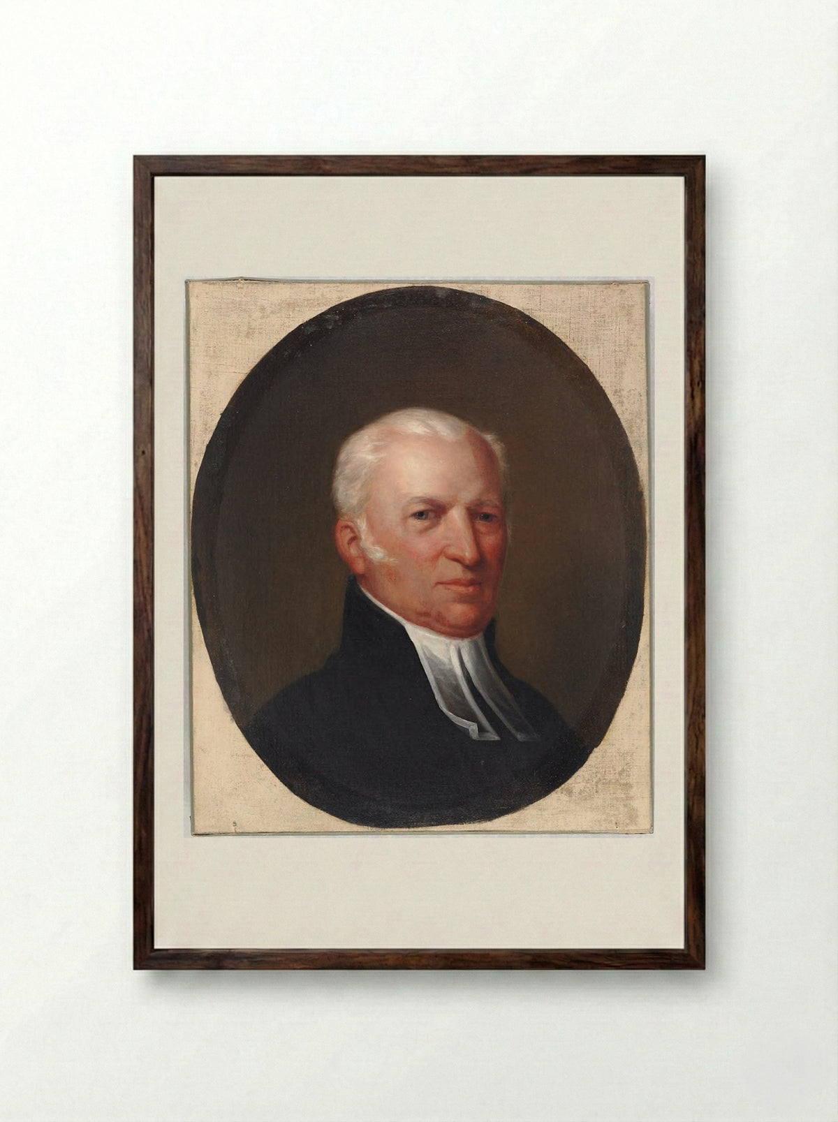 Eliphalet Pearson - James Frothingham - Framed Print Dark Wood