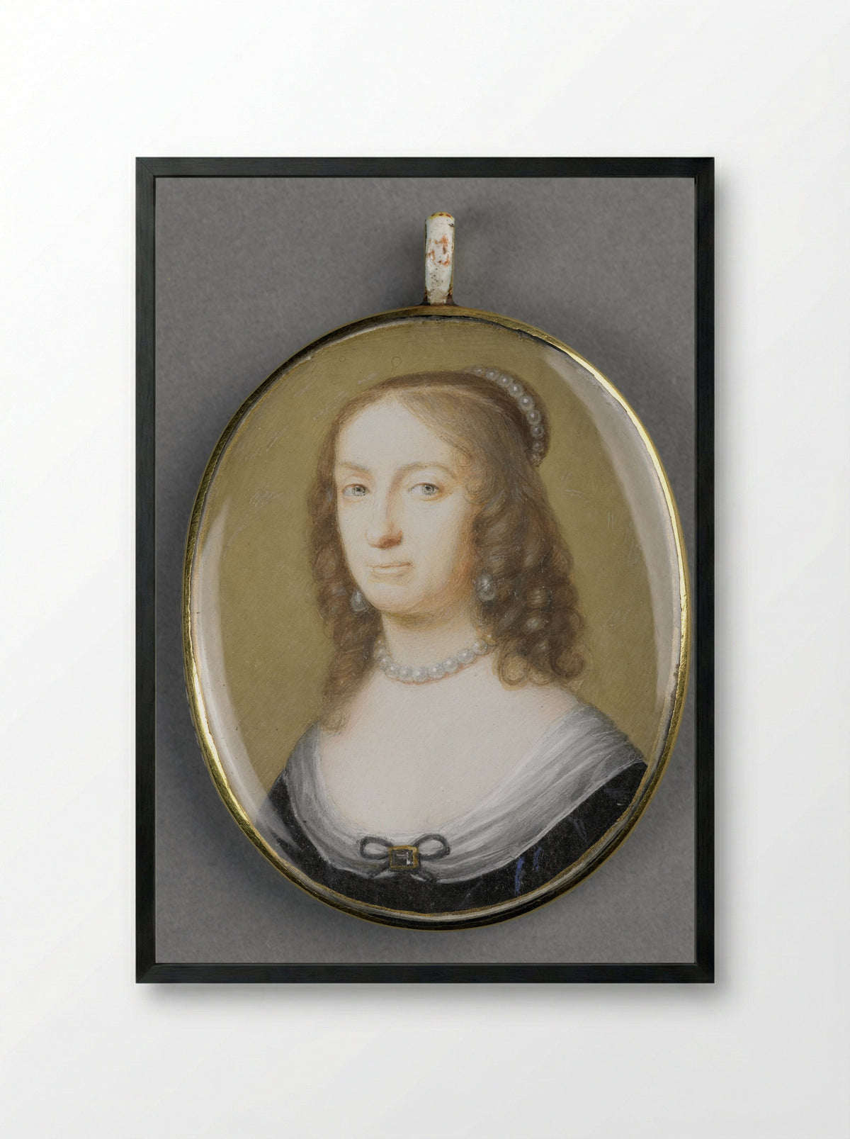 Elisabeth Stuart, Queen of Bohemia - Alexander Cooper - Framed Print Black