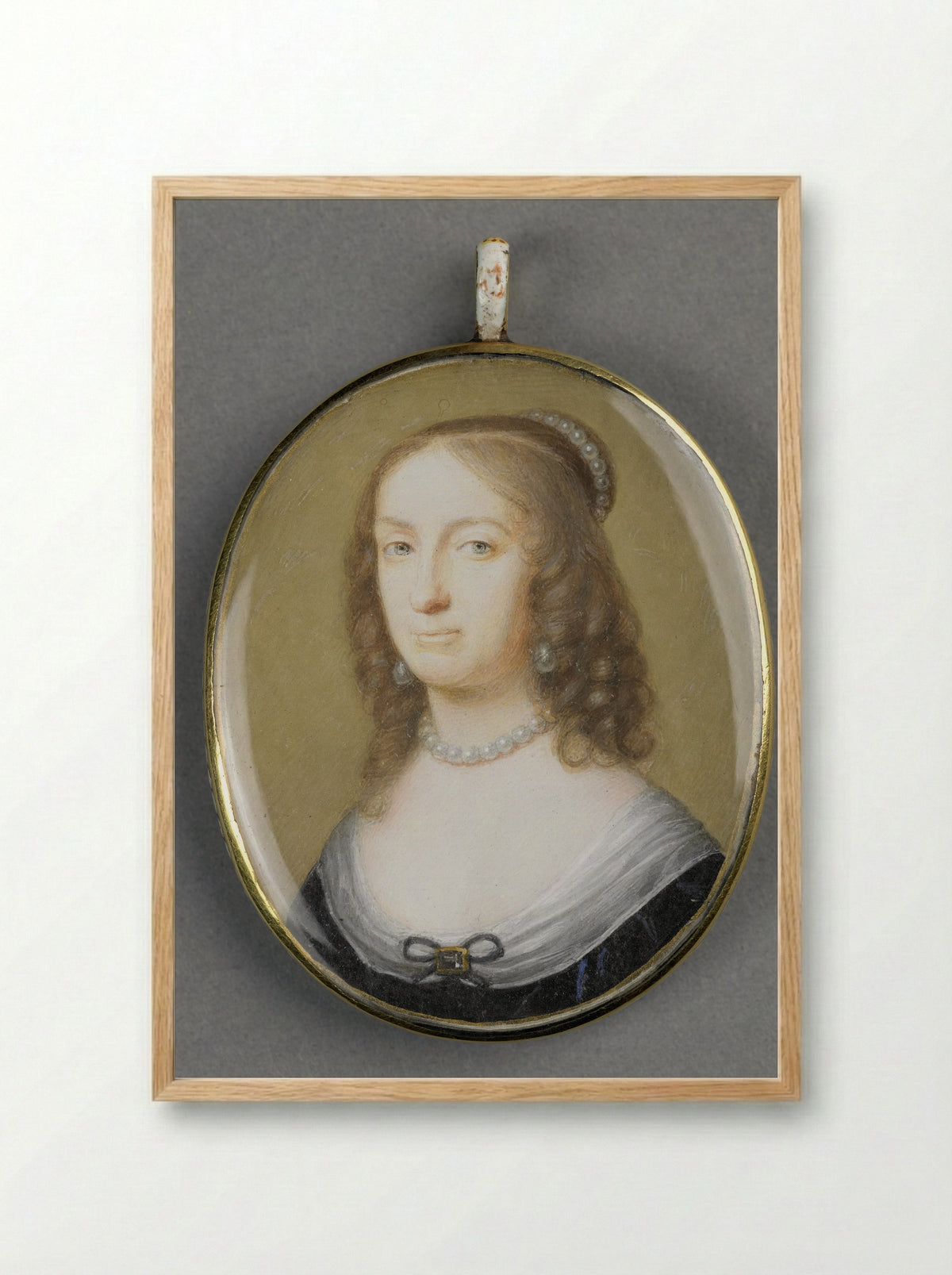 Elisabeth Stuart, Queen of Bohemia - Alexander Cooper - Framed Print Wood