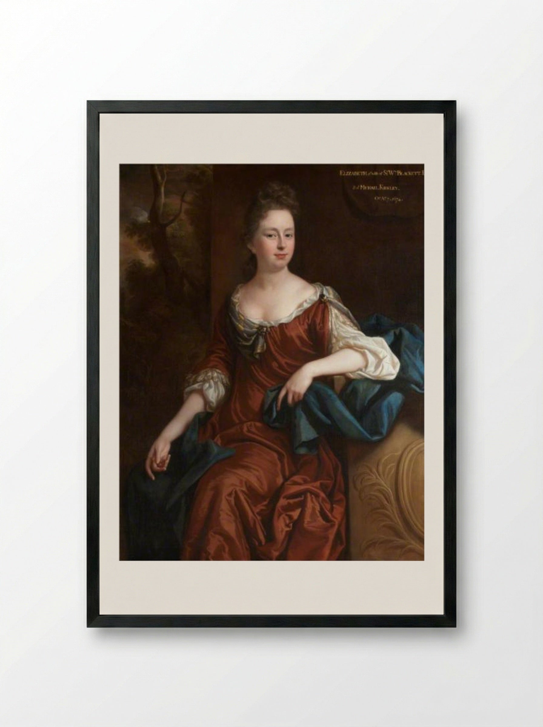Elizabeth Kirkley - John Riley - Framed Print Black