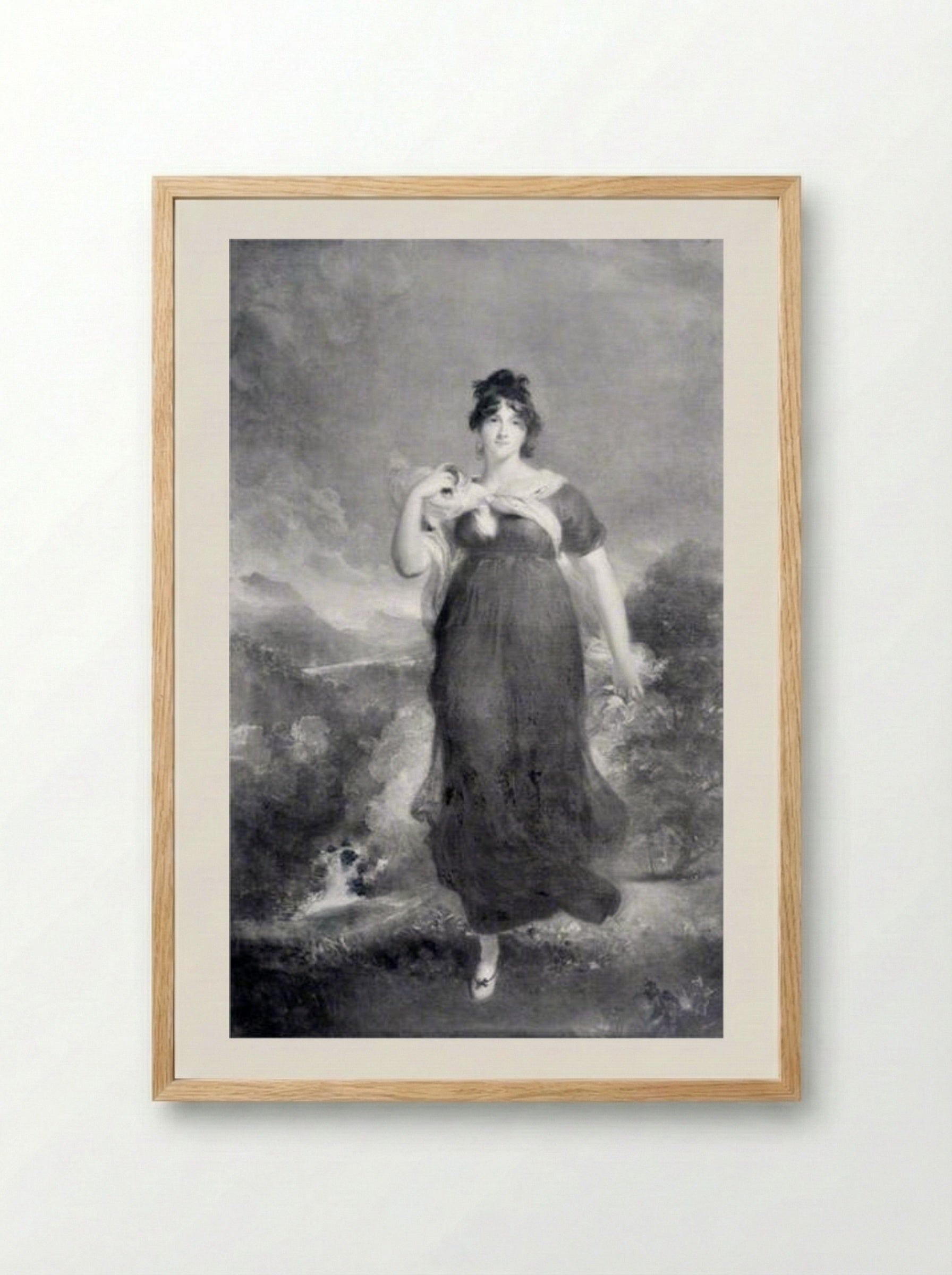 Elizabeth, Marchioness Conyngham - Sir Thomas Lawrence - Framed Print Wood
