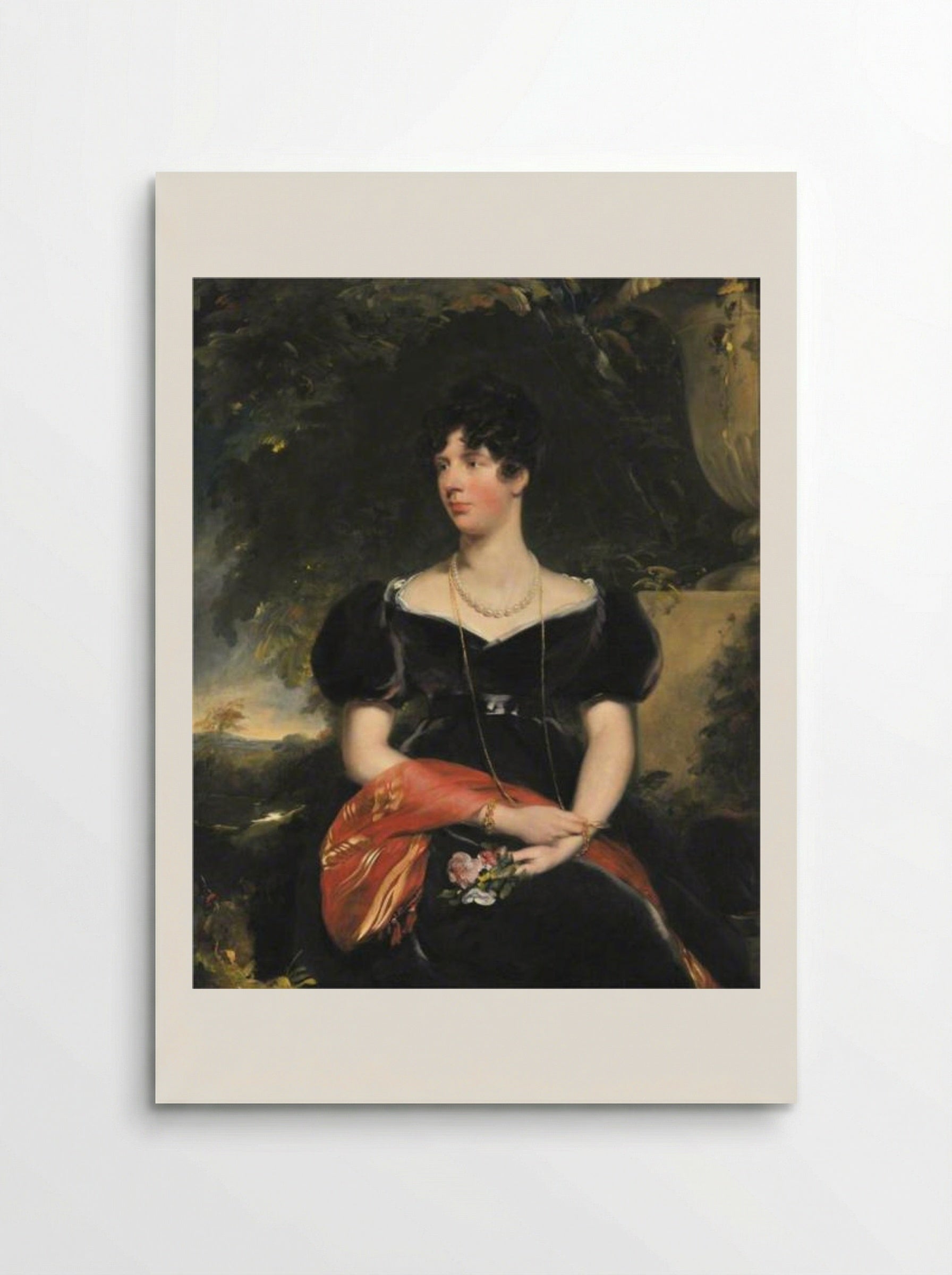 Elizabeth Sykes, Mrs Wilbraham Egerton - Sir Thomas Lawrence - Poster
