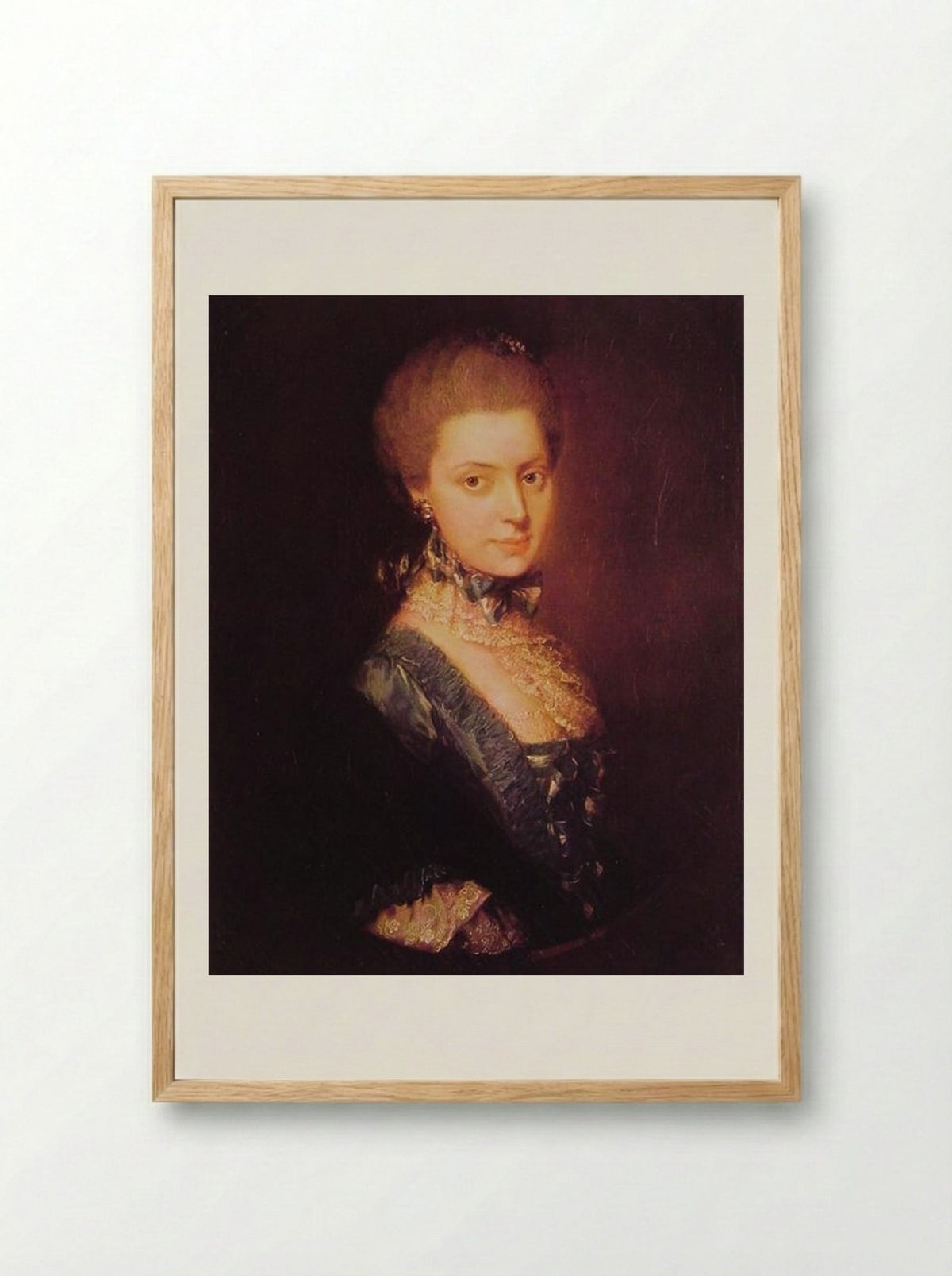 Elizabeth Wrottesley - Thomas Gainsborough - Framed Print Wood