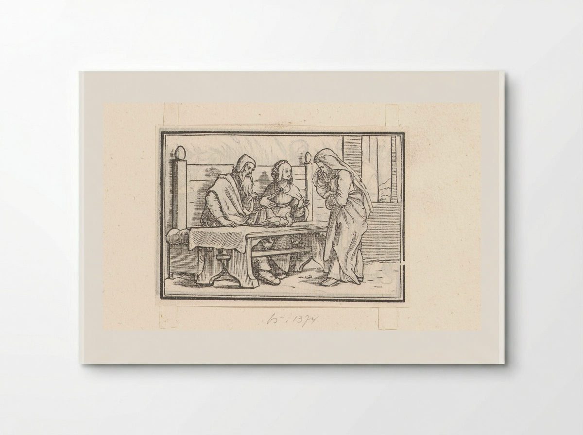 Elkana Asks Why Hannah Weeps - Veit Rudolf Specklin - Poster