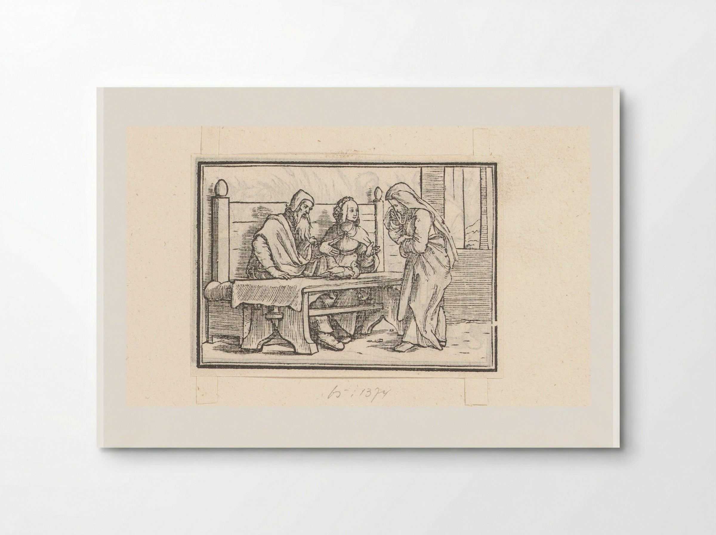 Elkana Asks Why Hannah Weeps - Veit Rudolf Specklin - Poster