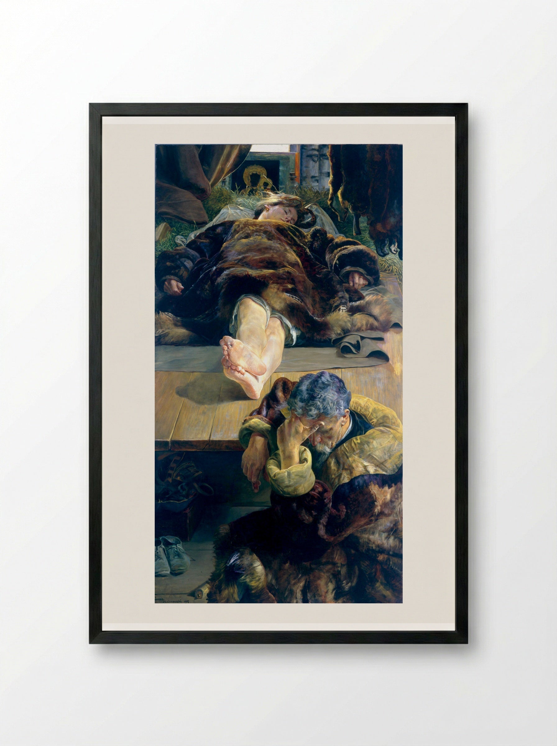 Ellenai - Jacek Malczewski - Framed Print Black
