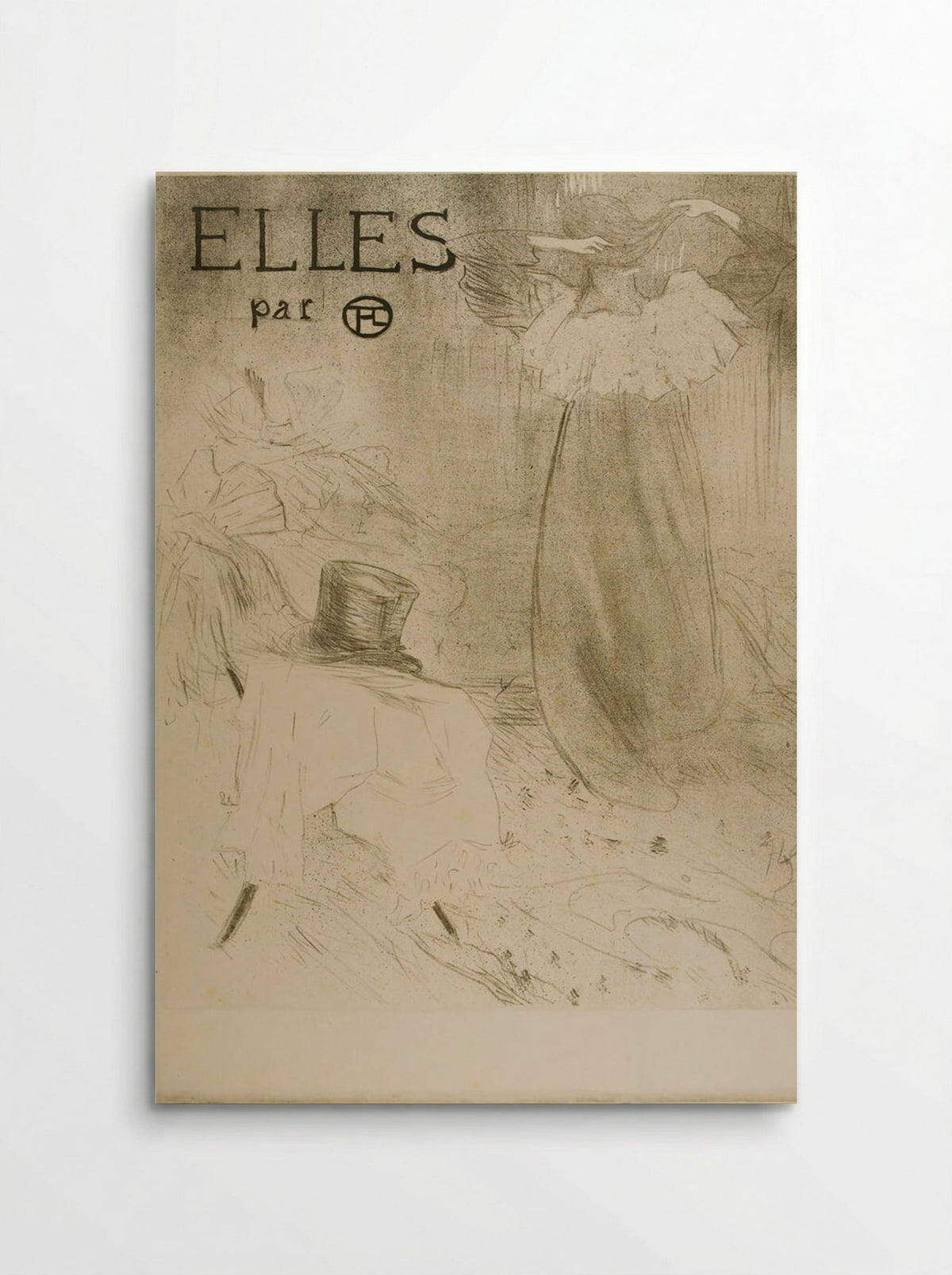 Elles: Front Cover - Henri de Toulouse-Lautrec - Poster
