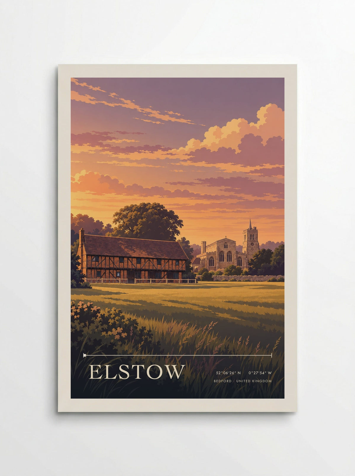 Elstow, Bedford | Travel Poster - Poster