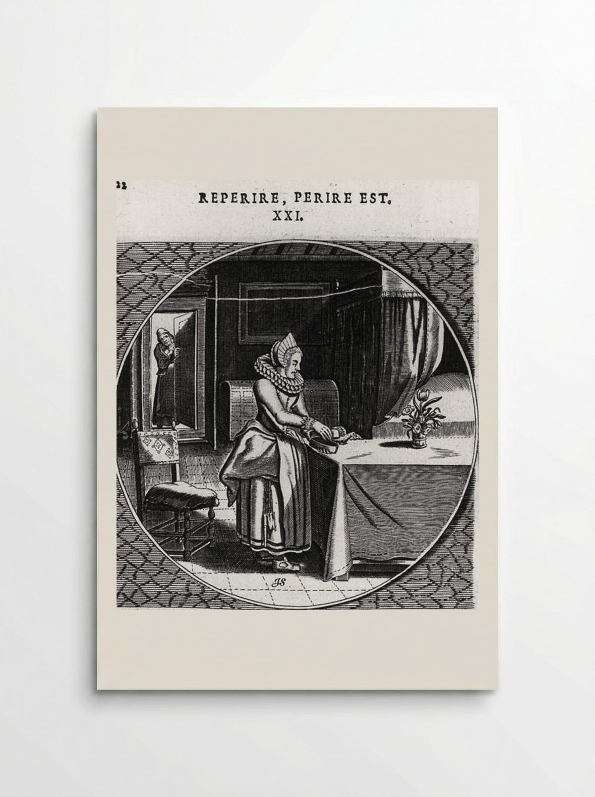 Emblem (Reperire, Perire Est) - Adriaen van de Venne - Poster