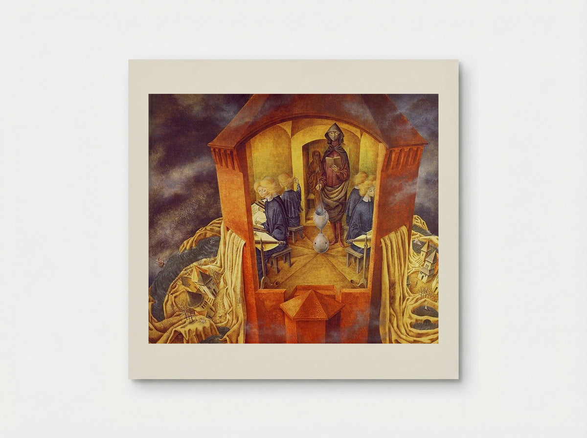 Embroidering the Earth's Mantle - Remedios Varo - Poster