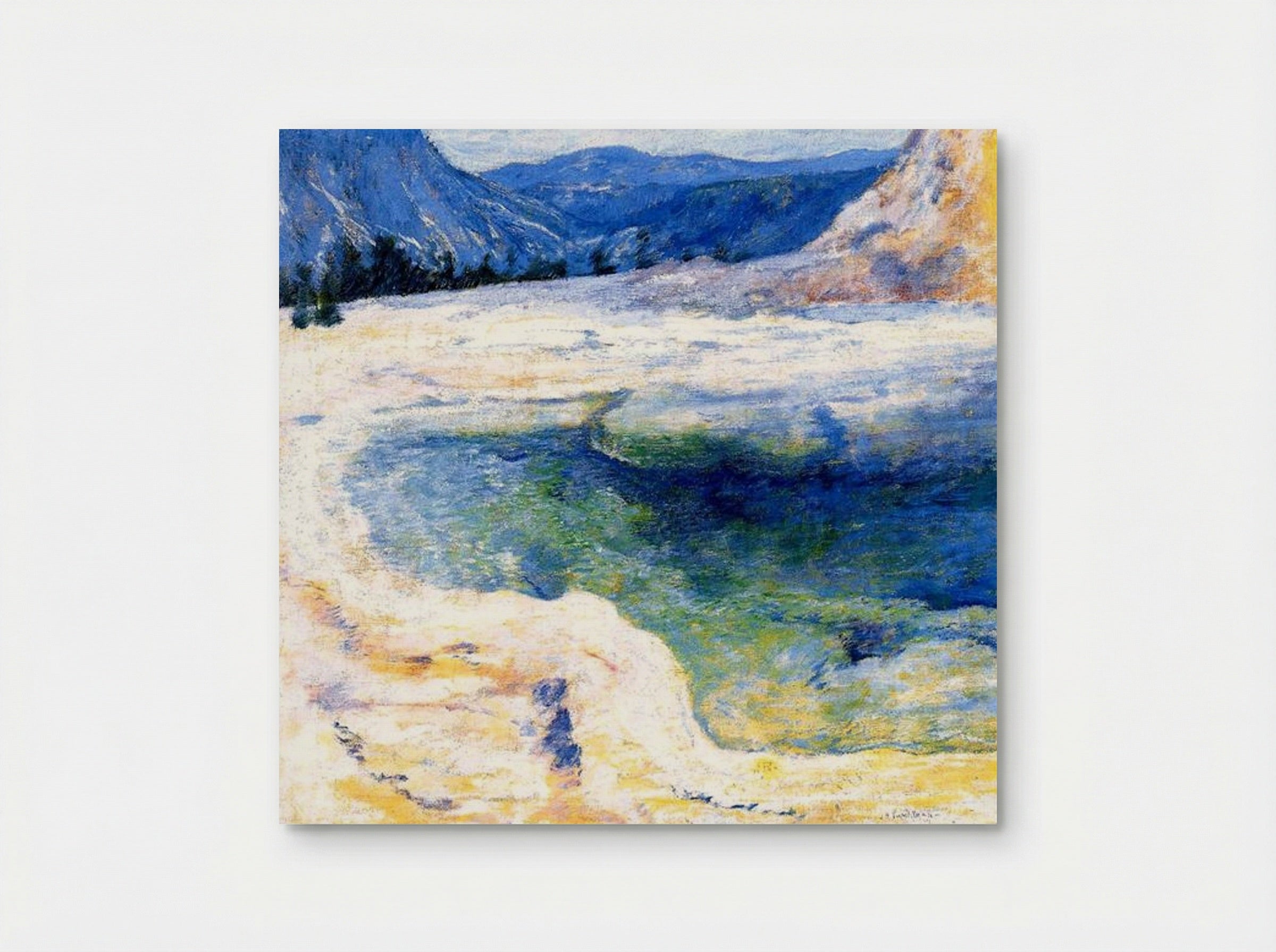Emerald Pool - John Henry Twachtman - Poster