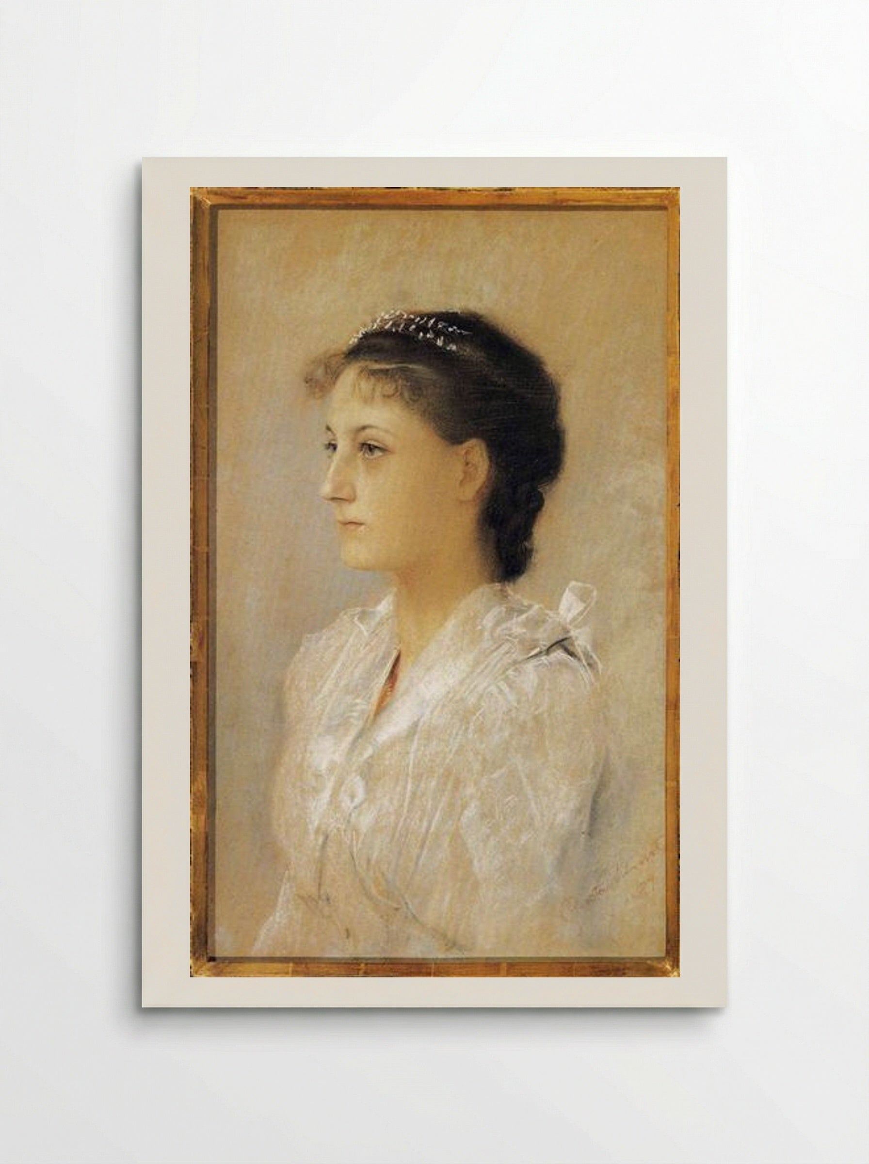 Emilie Flöge, Aged 17 - Gustav Klimt - Poster