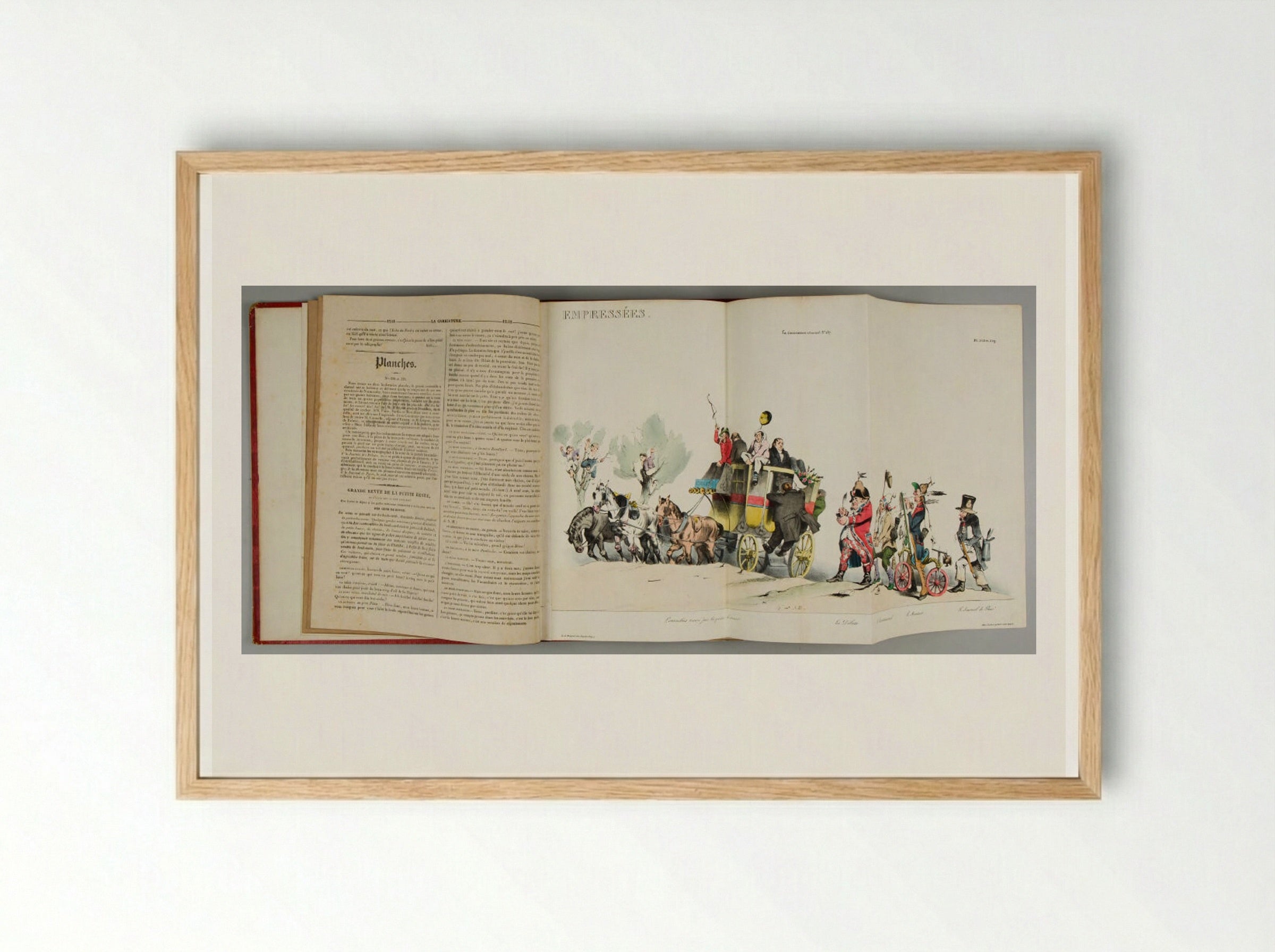 Empressées - Various Artists - Framed Print Wood