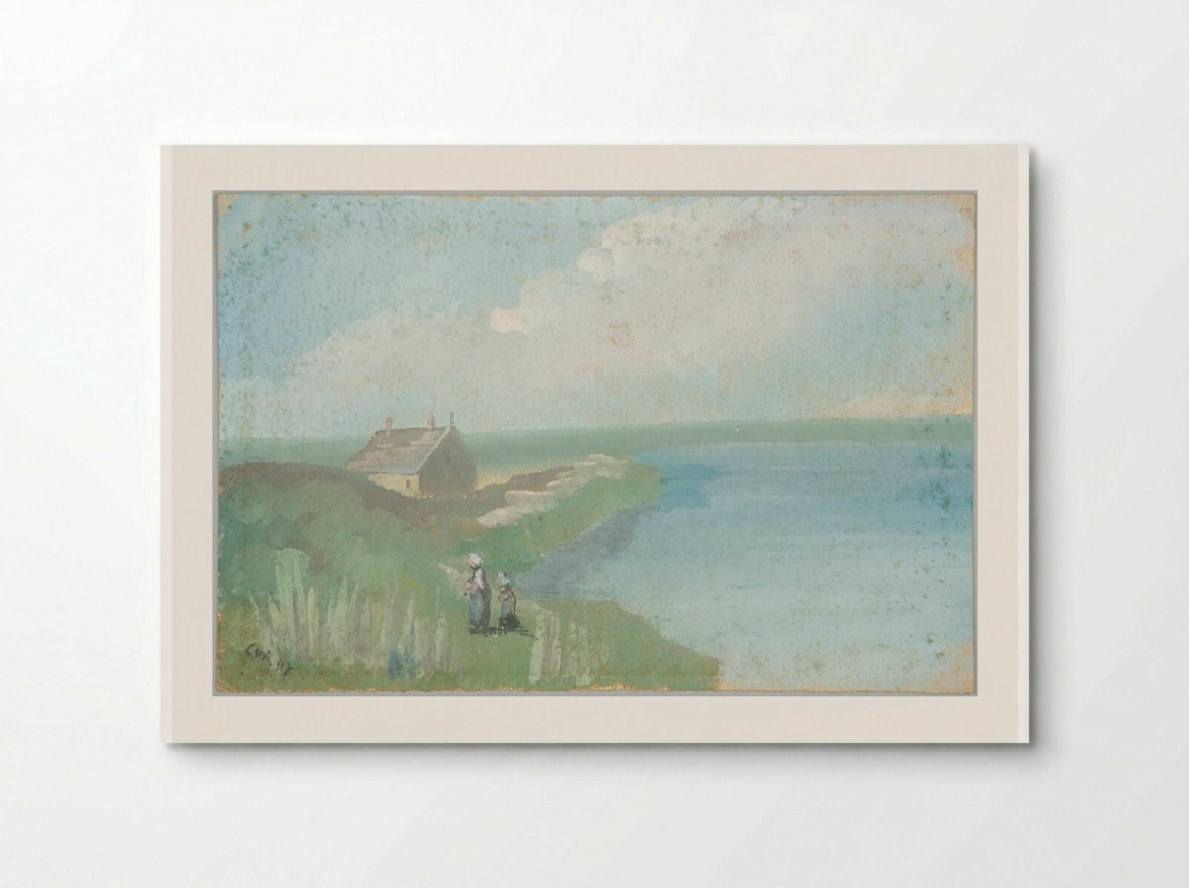 En Bresse Ain - Jean-Baptiste-Camille Corot - Poster