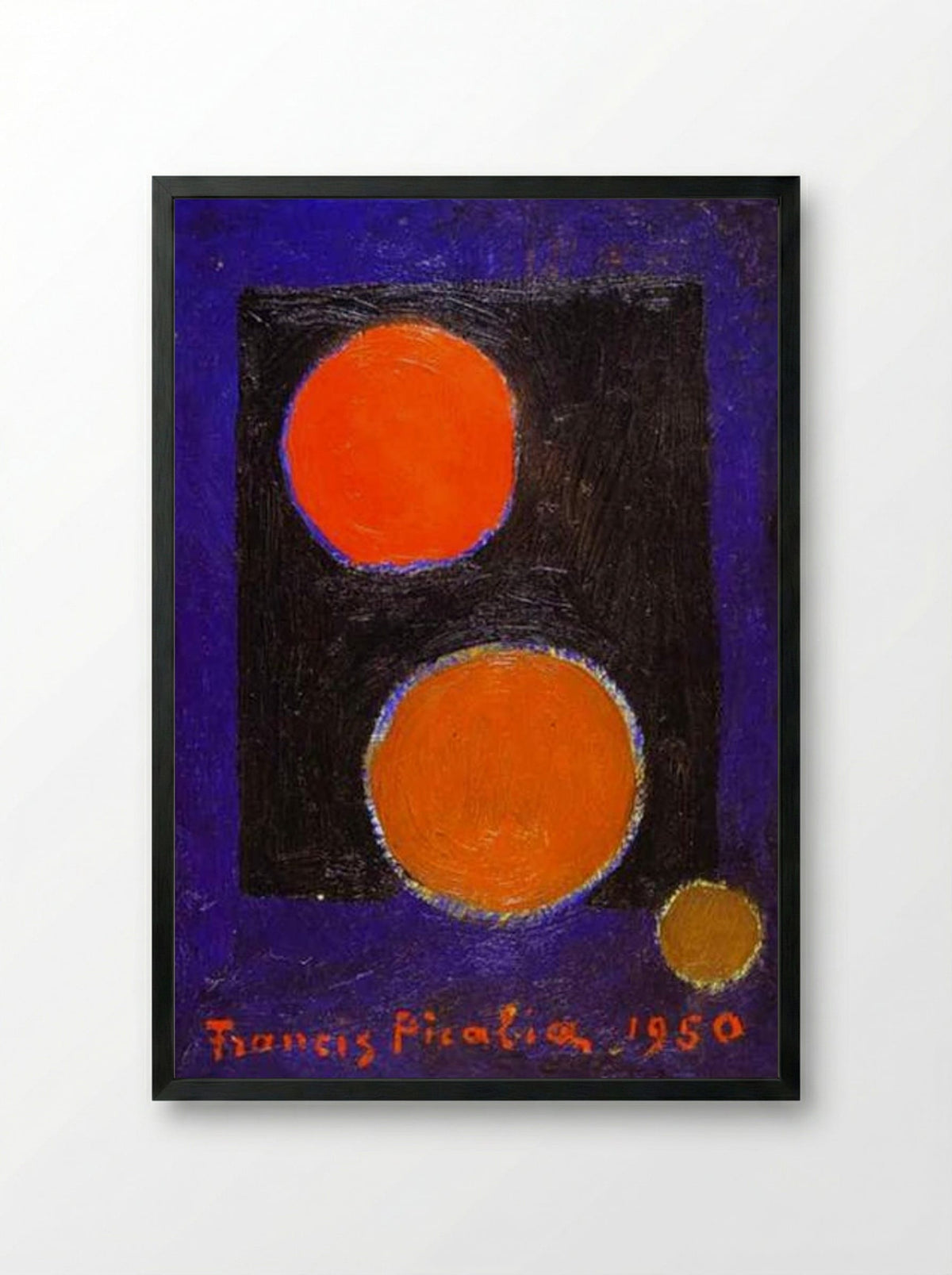 Encirclement - Francis Picabia - Framed Print Black
