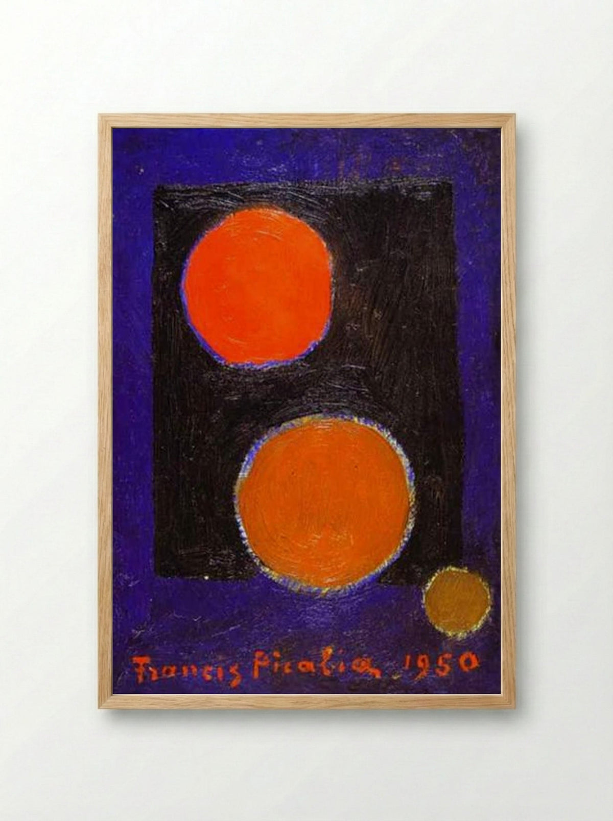 Encirclement - Francis Picabia - Framed Print Wood