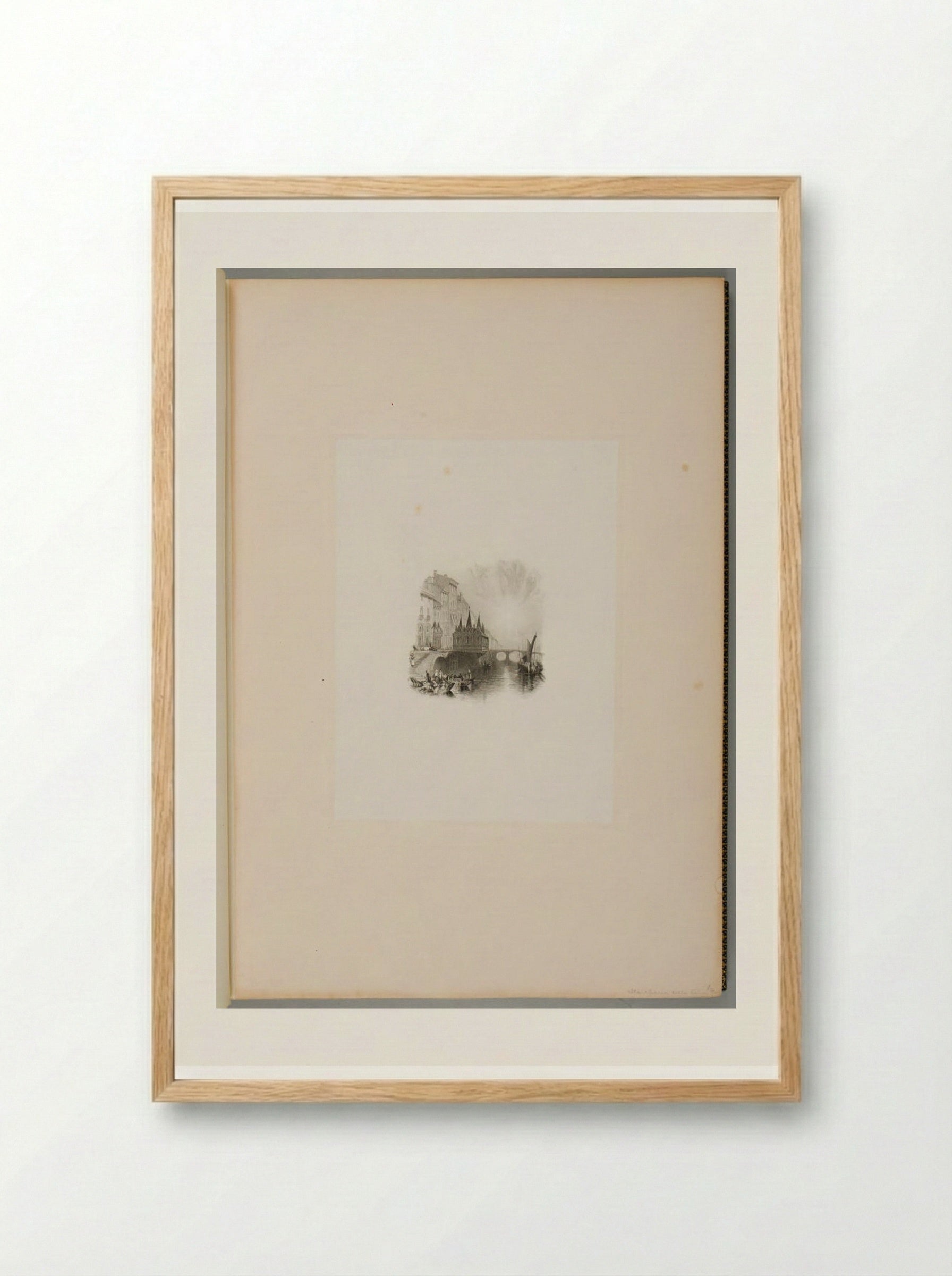 Engravings after Turner: Illustrations to the Works of Campbell, Byron and Moore - J.M.W. Turner - Framed Print Wood