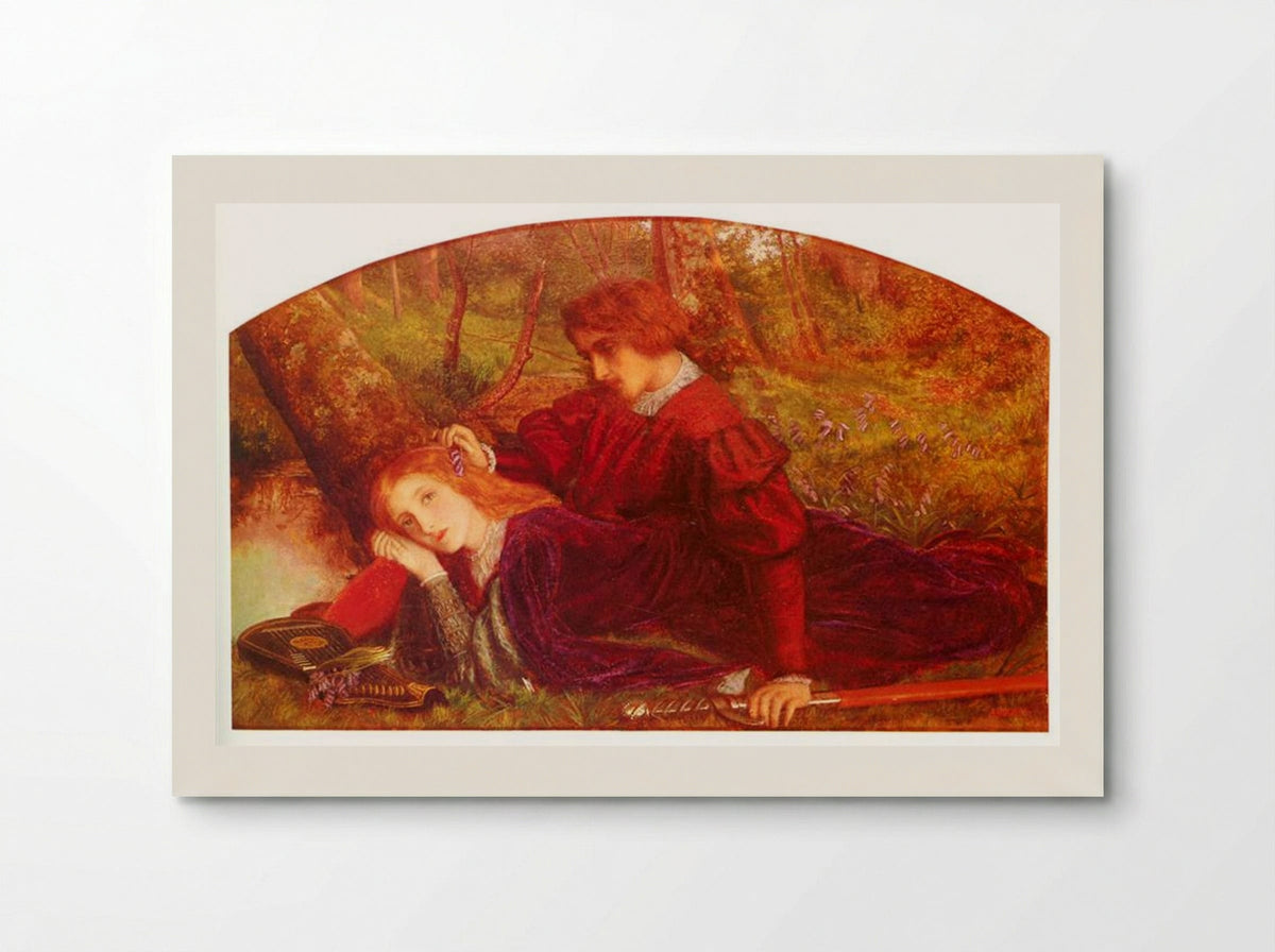 Enid and Geraint - Arthur Hughes - Poster