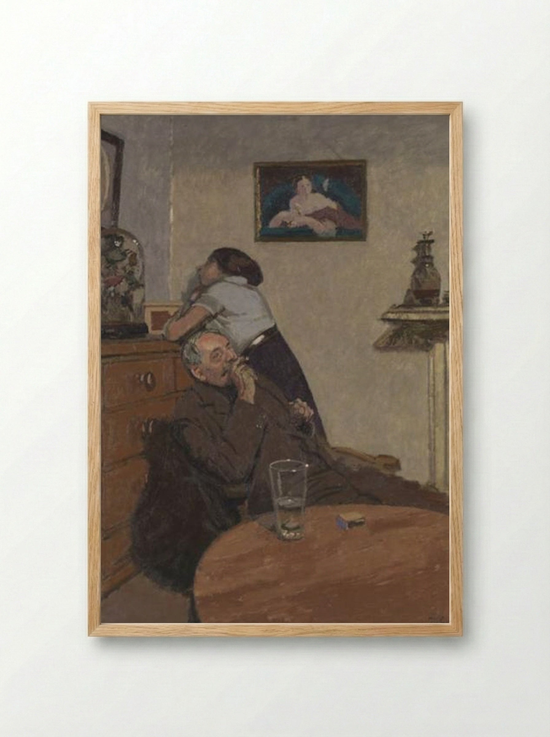 Ennui - Walter Sickert - Framed Print Wood