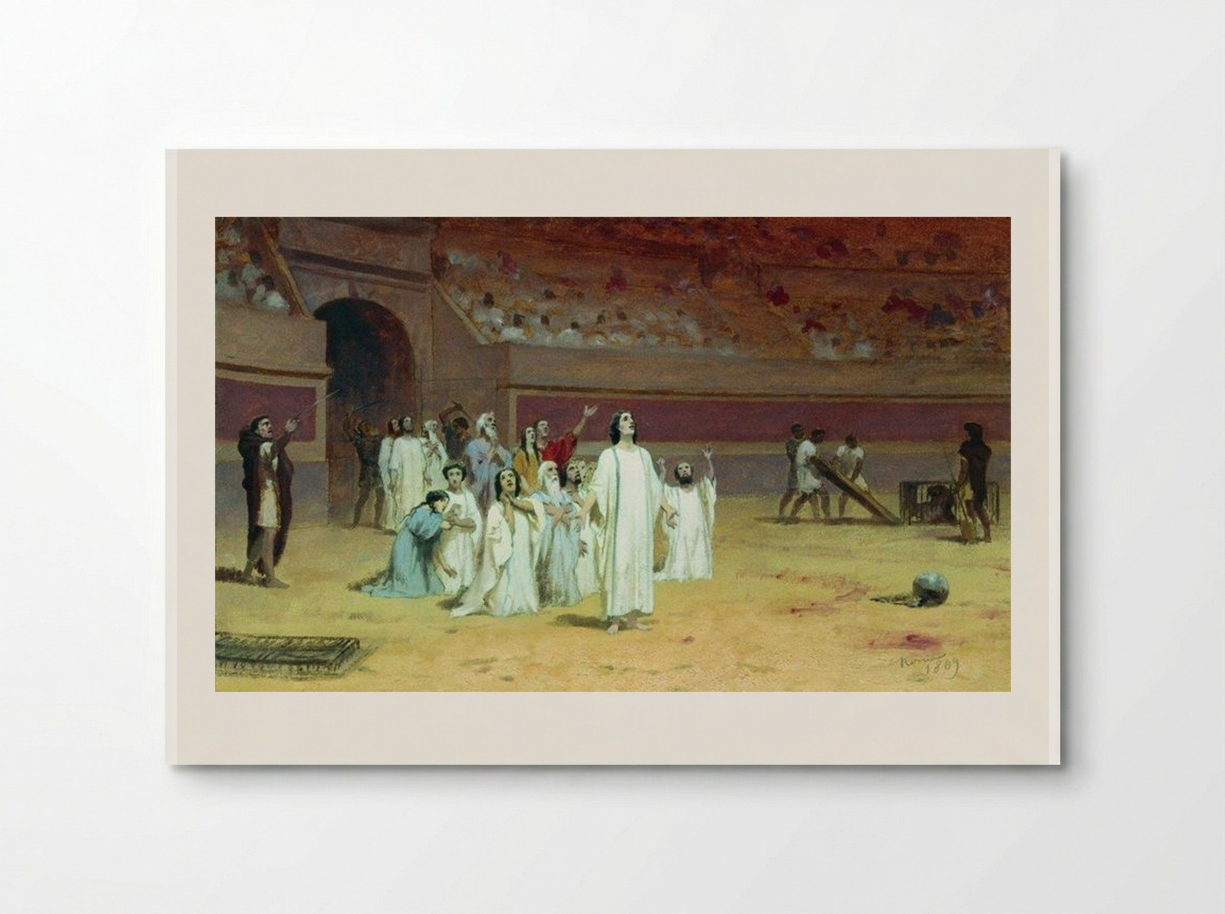 Entering the Arena - Fyodor Bronnikov - Poster