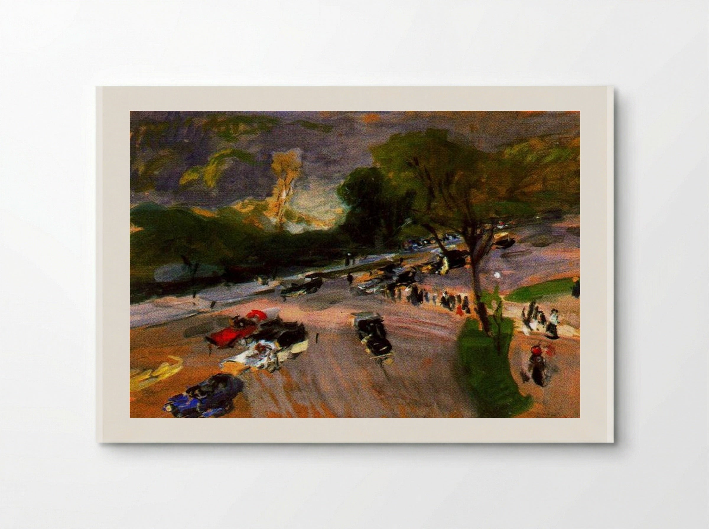 Entrance to Central Park - Joaquín Sorolla - Poster