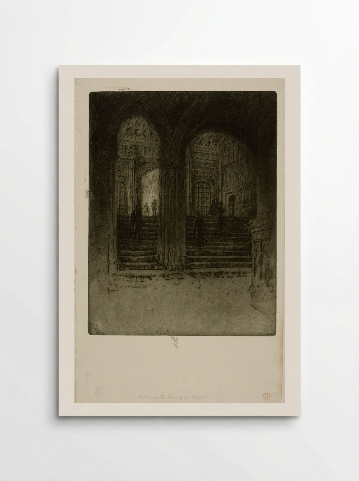 Entrance to Henry VII's Chapel - Joseph Pennell - Poster
