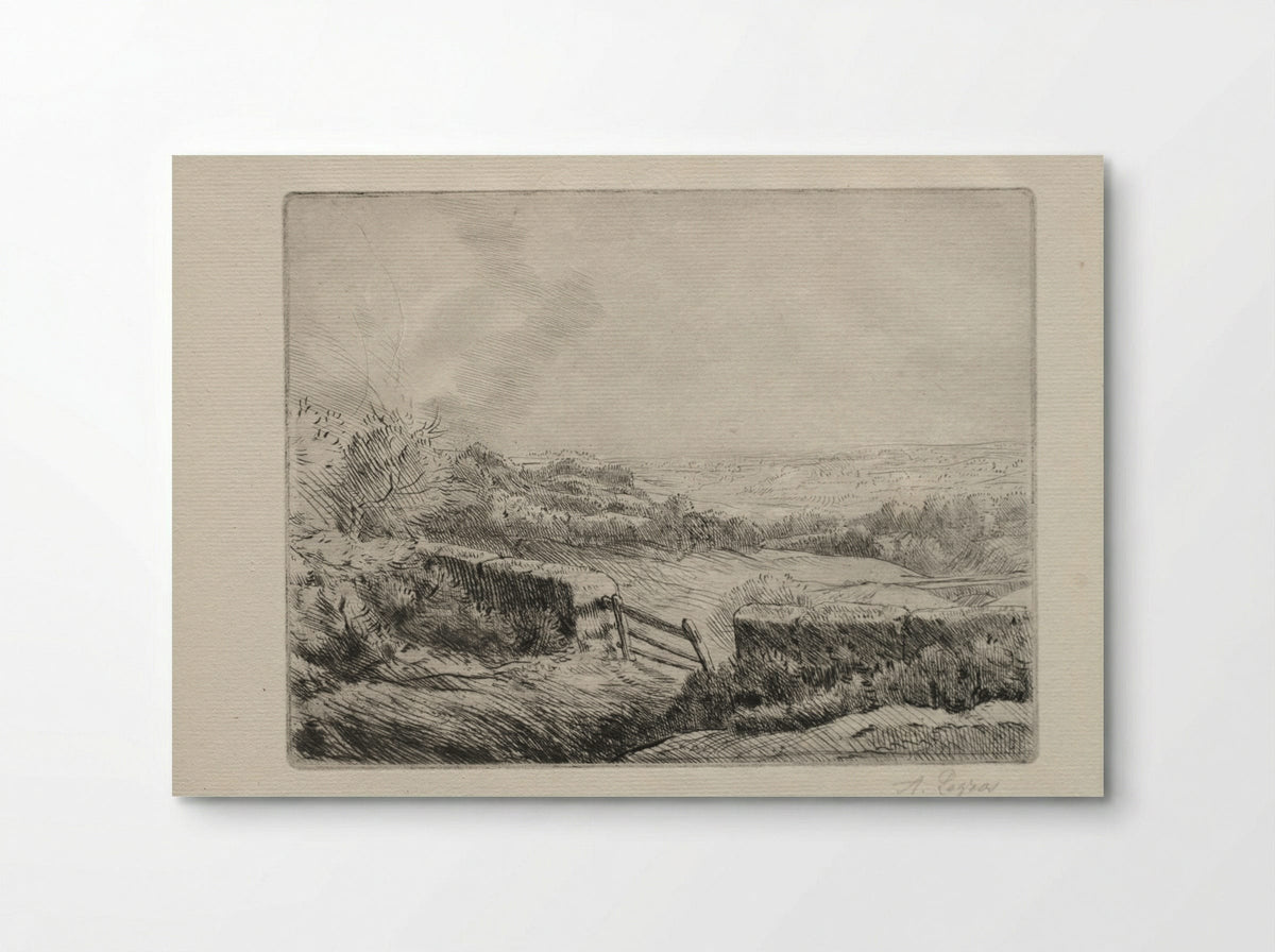 Entrance to the Field - Alphonse Legros - Poster