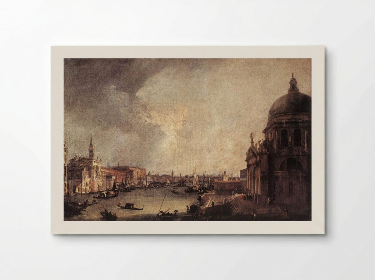 Entrance to the Grand Canal: Looking East - Canaletto - Poster
