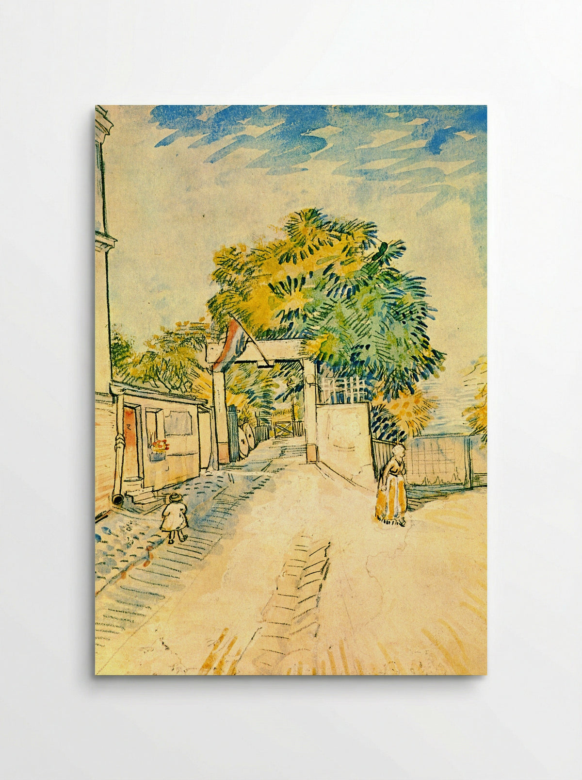 Entrance to the Moulin de la Galette - Vincent van Gogh - Poster