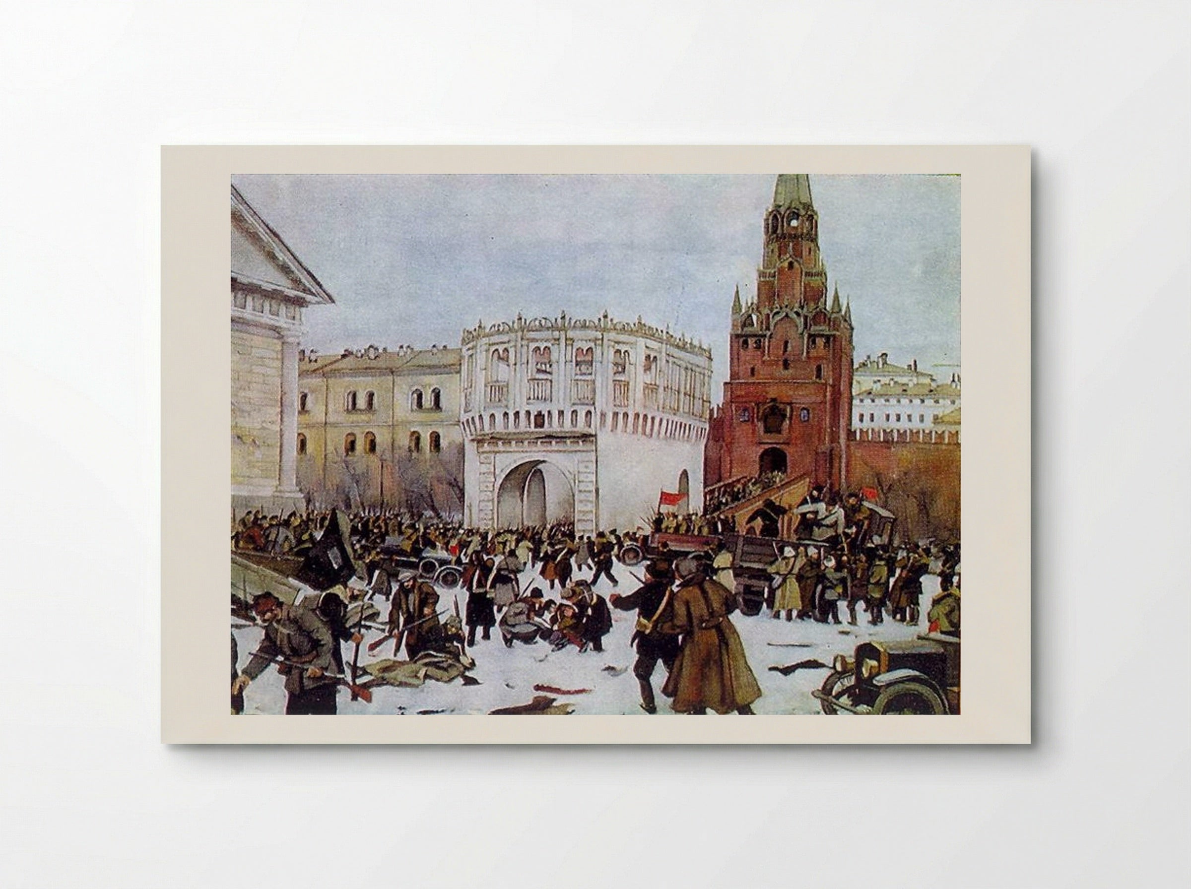 Entry into the Kremlin through the Trinity Gates, 2 (15) November 1917 - Konstantin Yuon - Poster