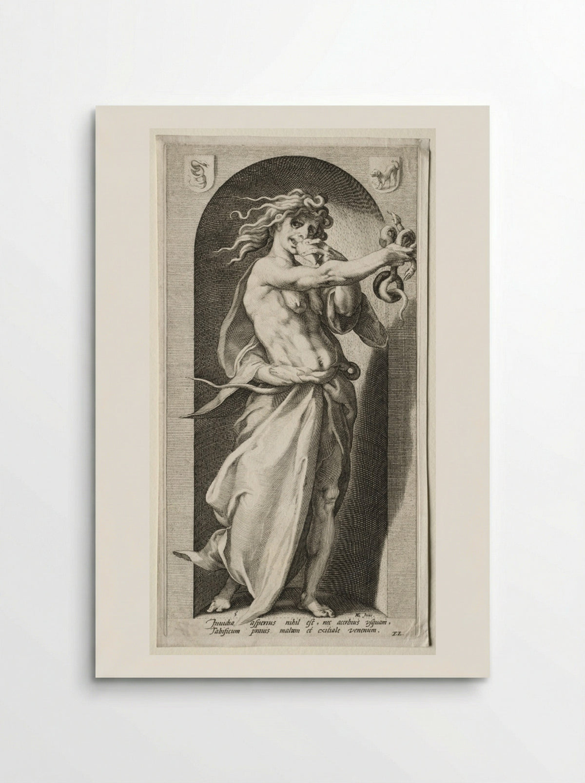 Envy (Invidia) - Jacob Matham - Poster