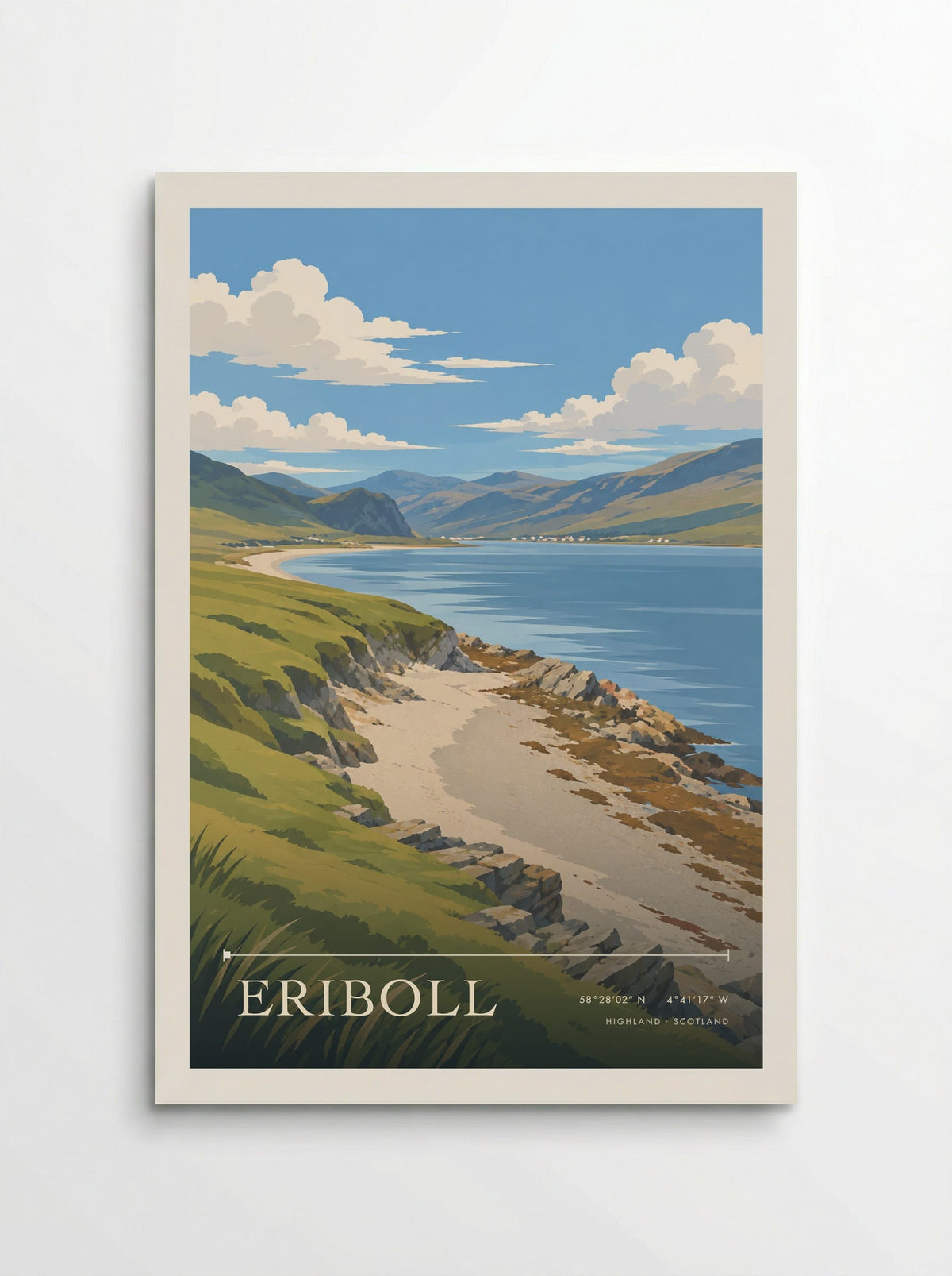 Eriboll, Highland | Travel Poster - Poster